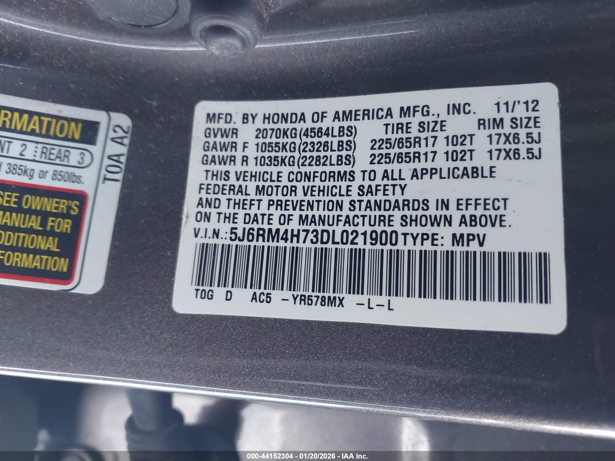 HONDA CR-V image 9