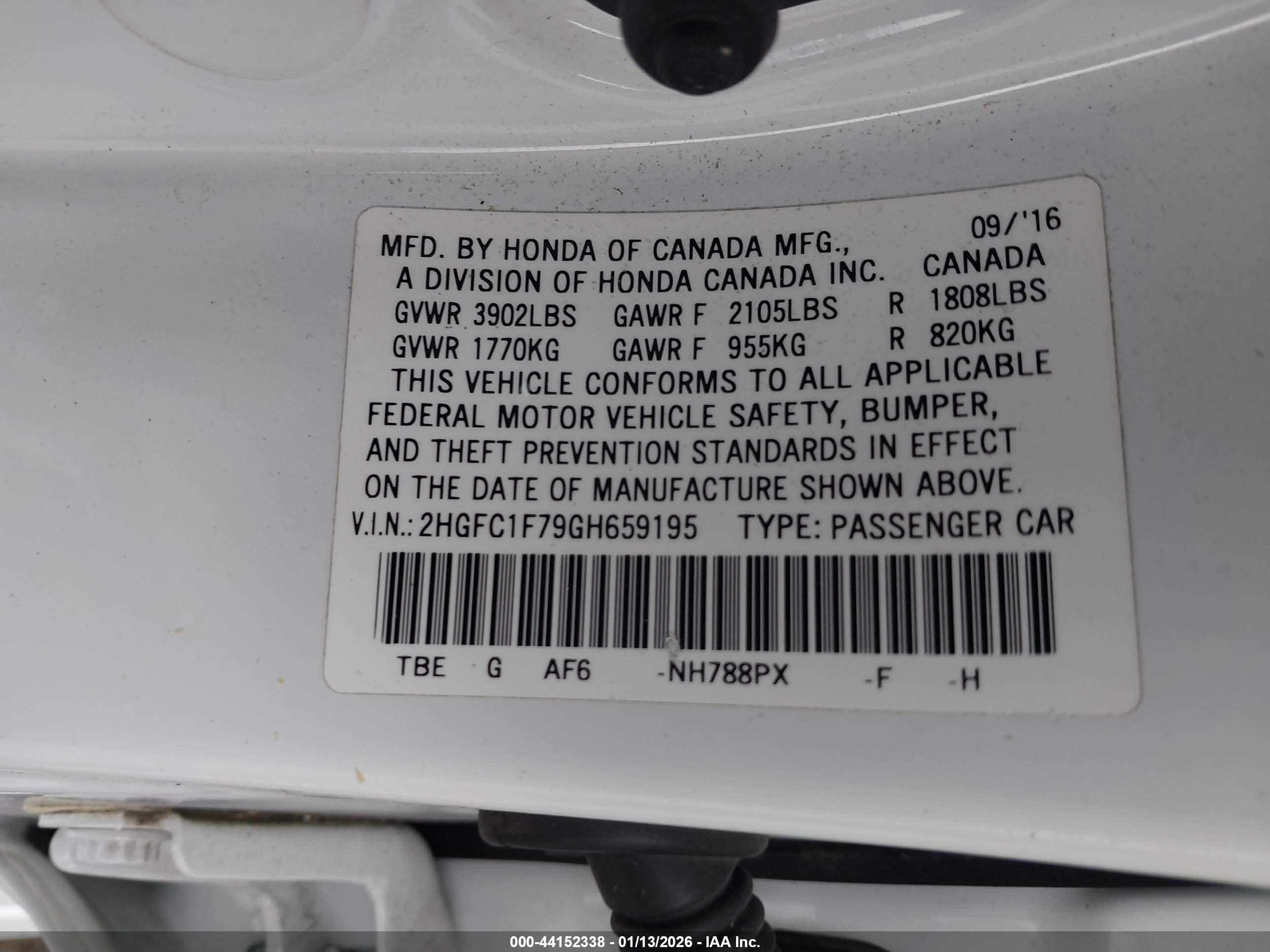 HONDA CIVIC image 9