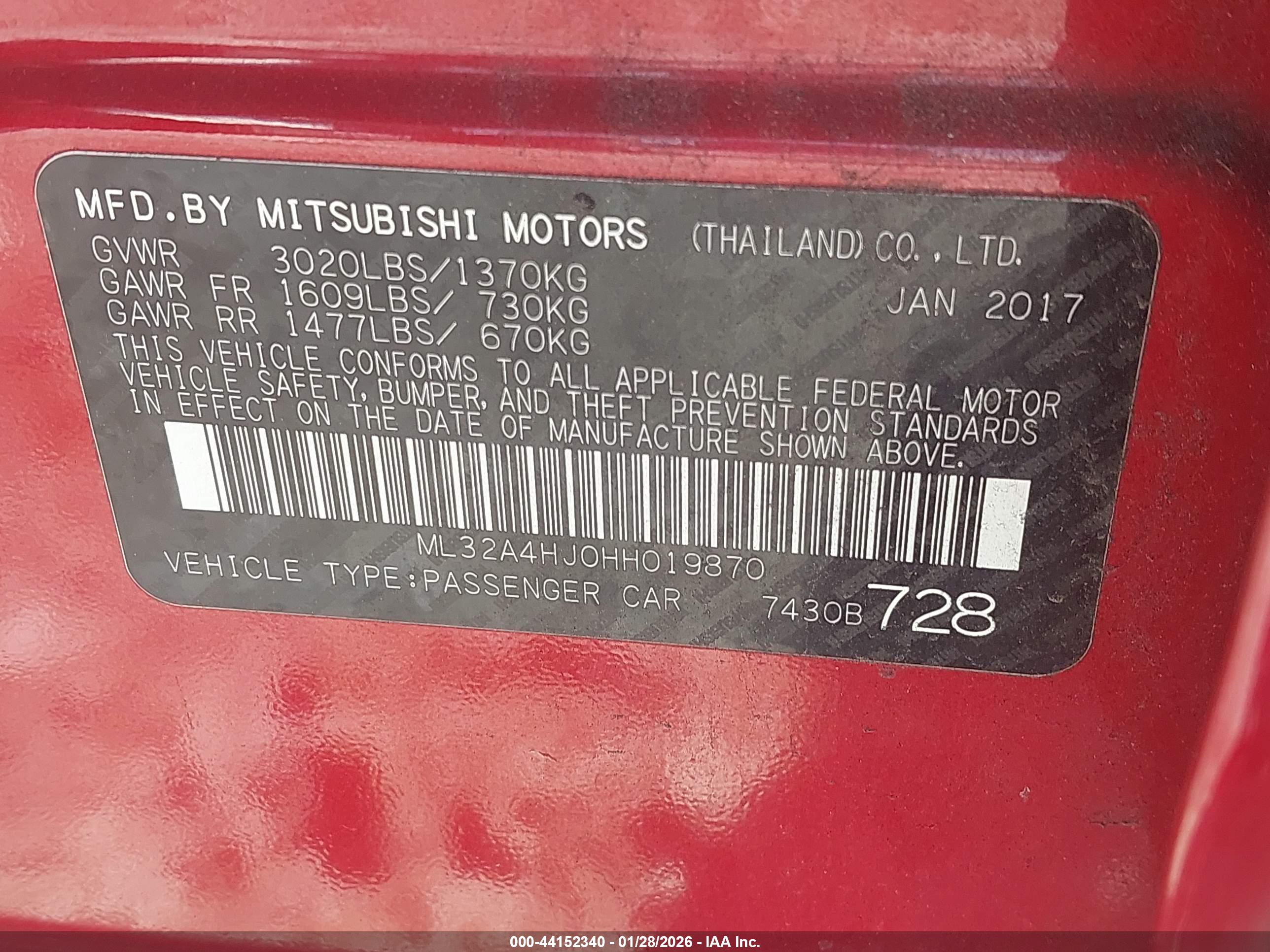 MITSUBISHI MIRAGE image 9