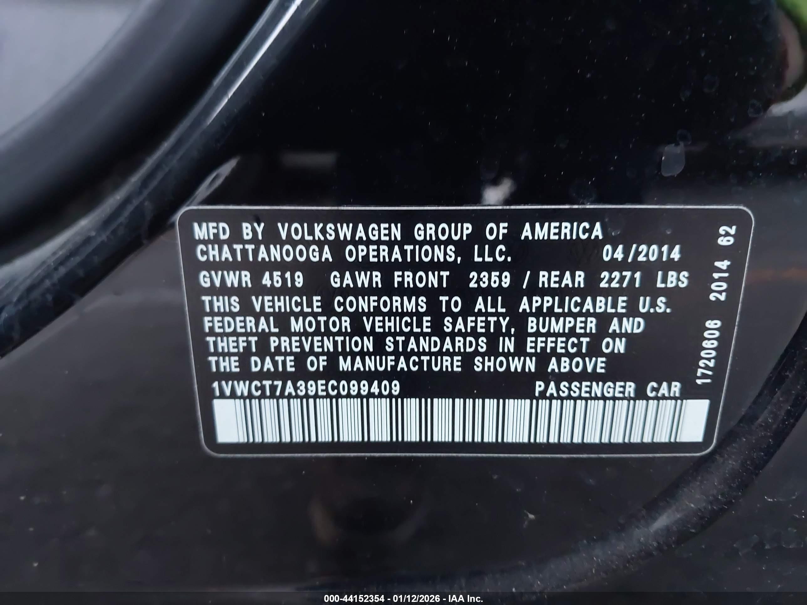 VOLKSWAGEN PASSAT image 9