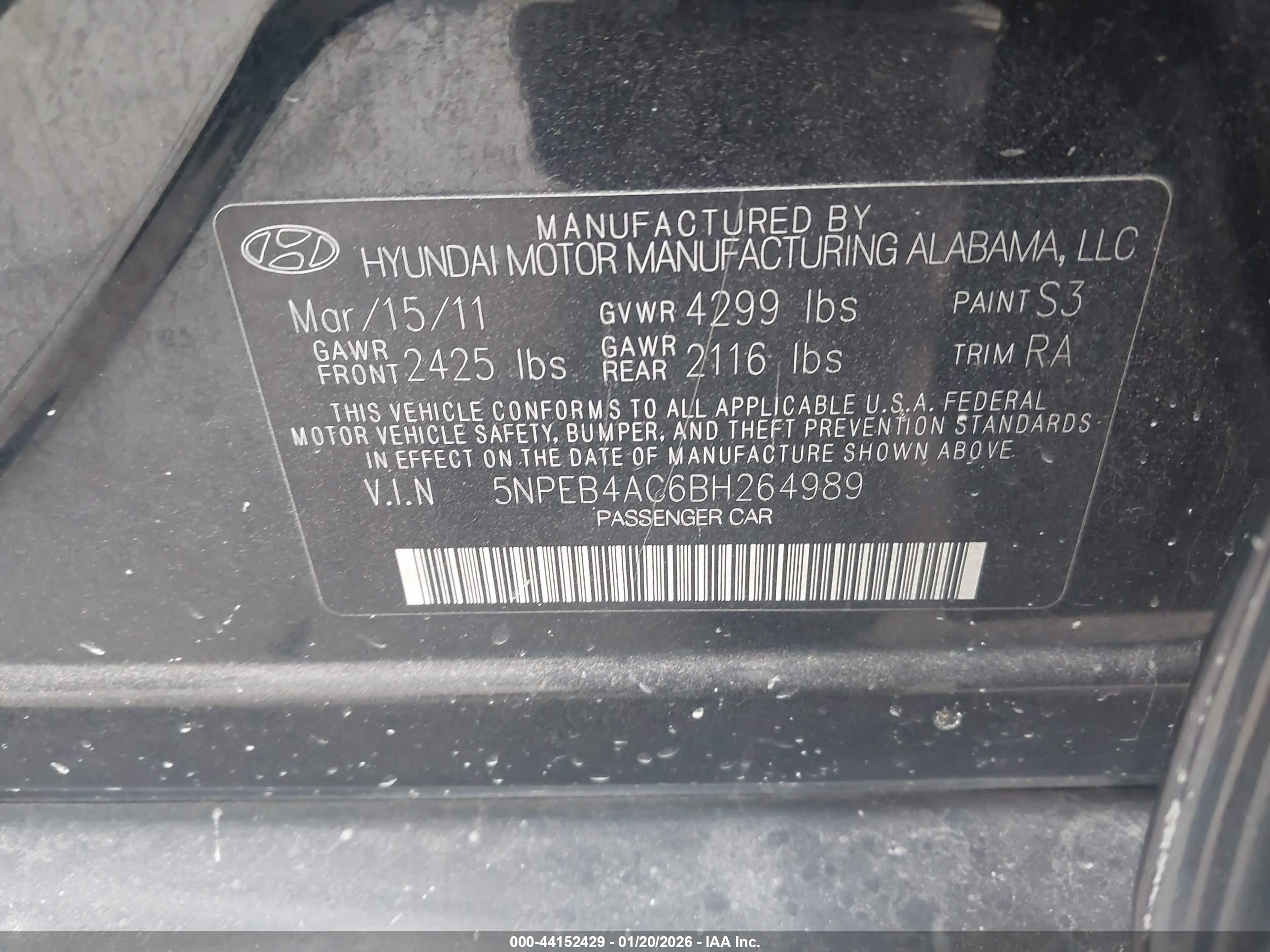 HYUNDAI SONATA image 9