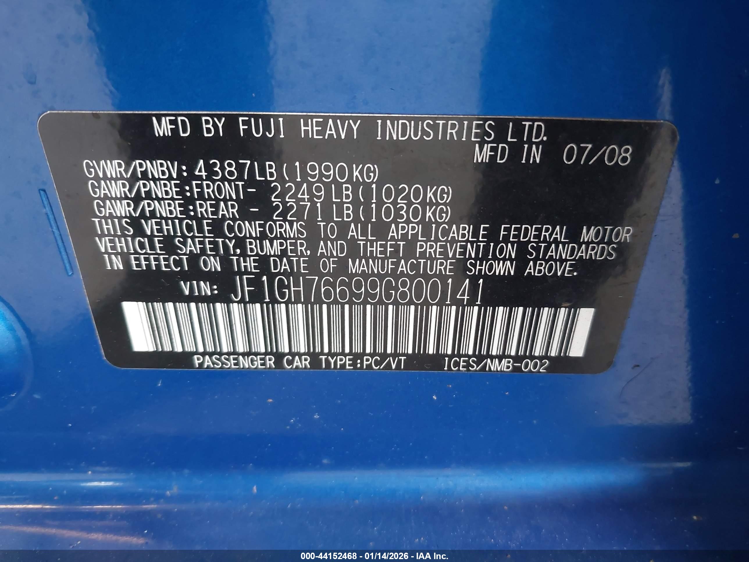 SUBARU IMPREZA image 9
