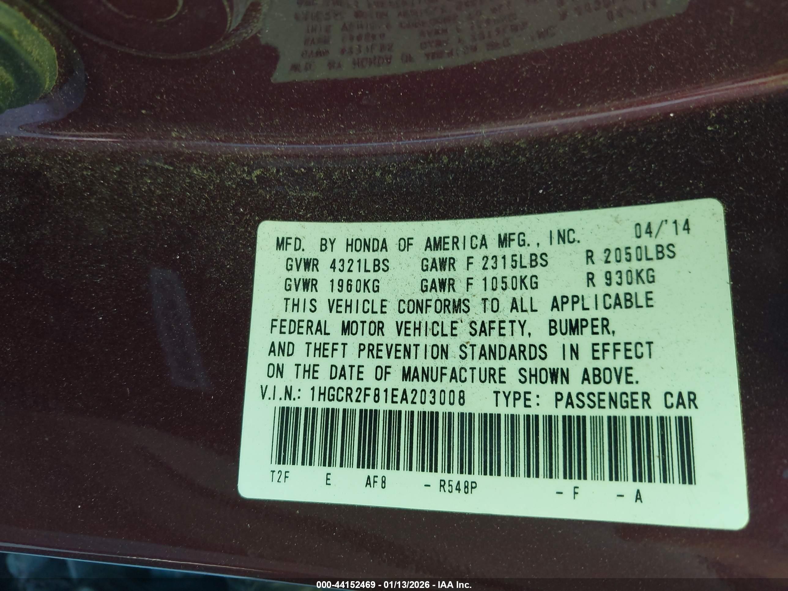HONDA ACCORD image 9