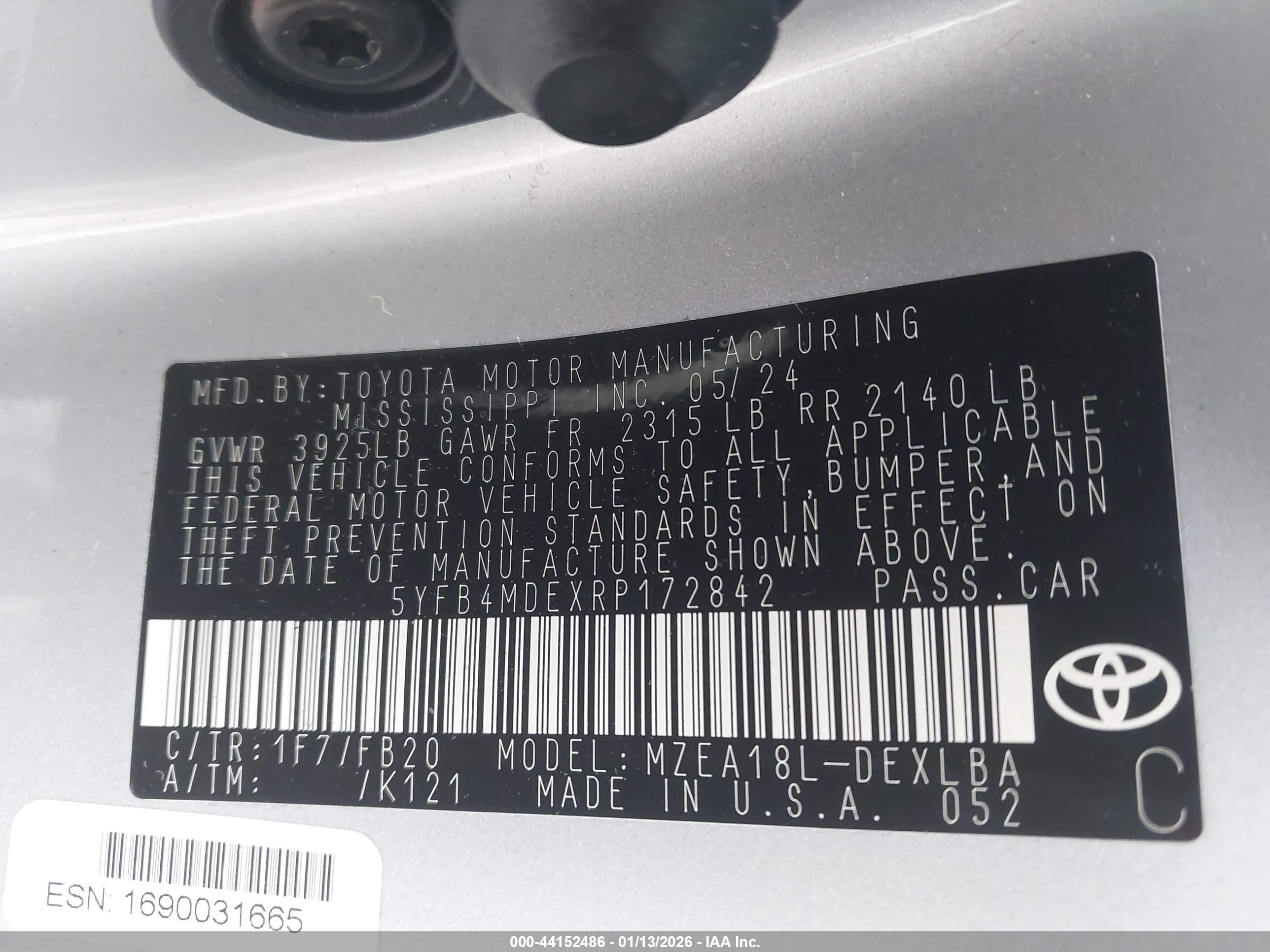 TOYOTA COROLLA image 9