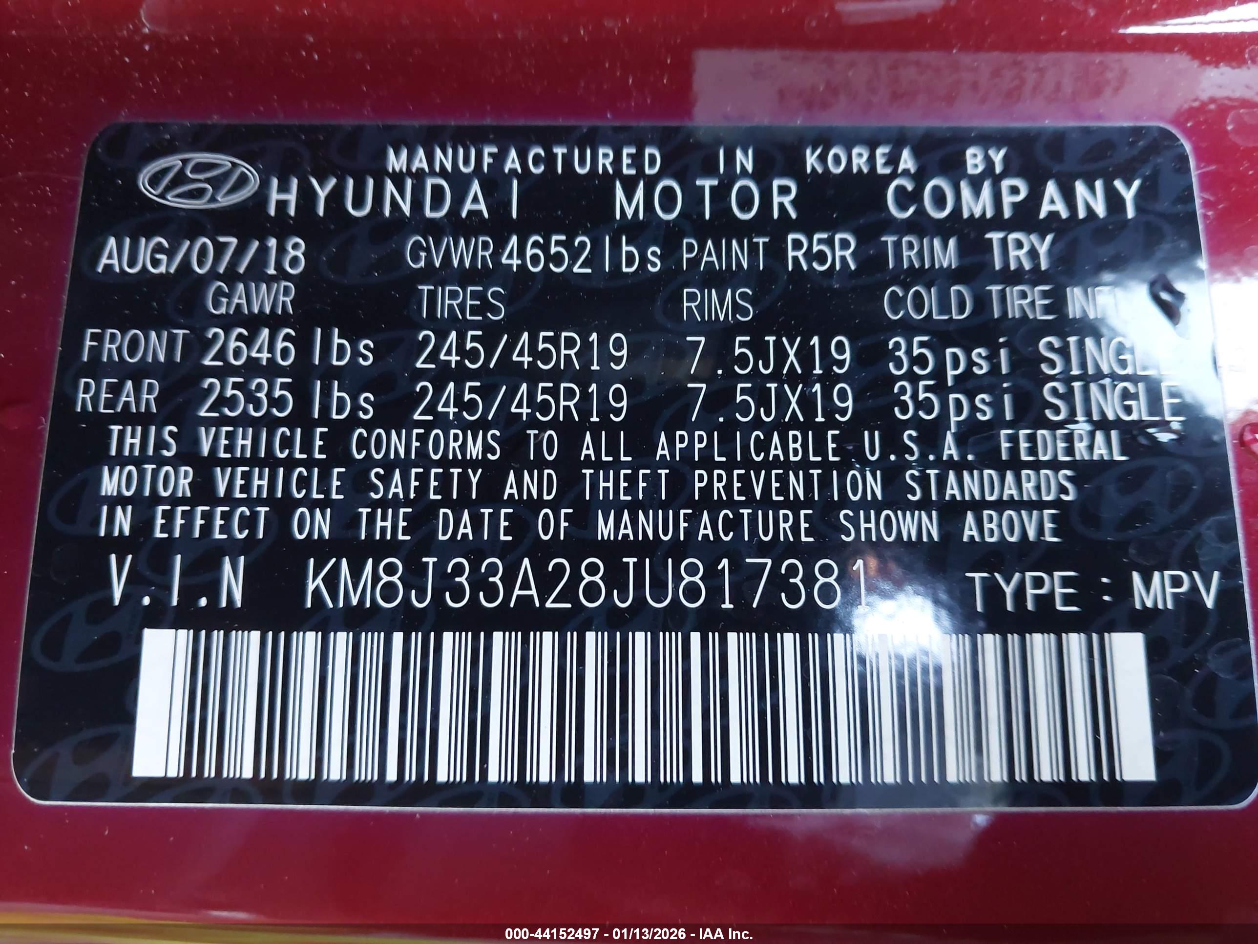 HYUNDAI TUCSON image 9