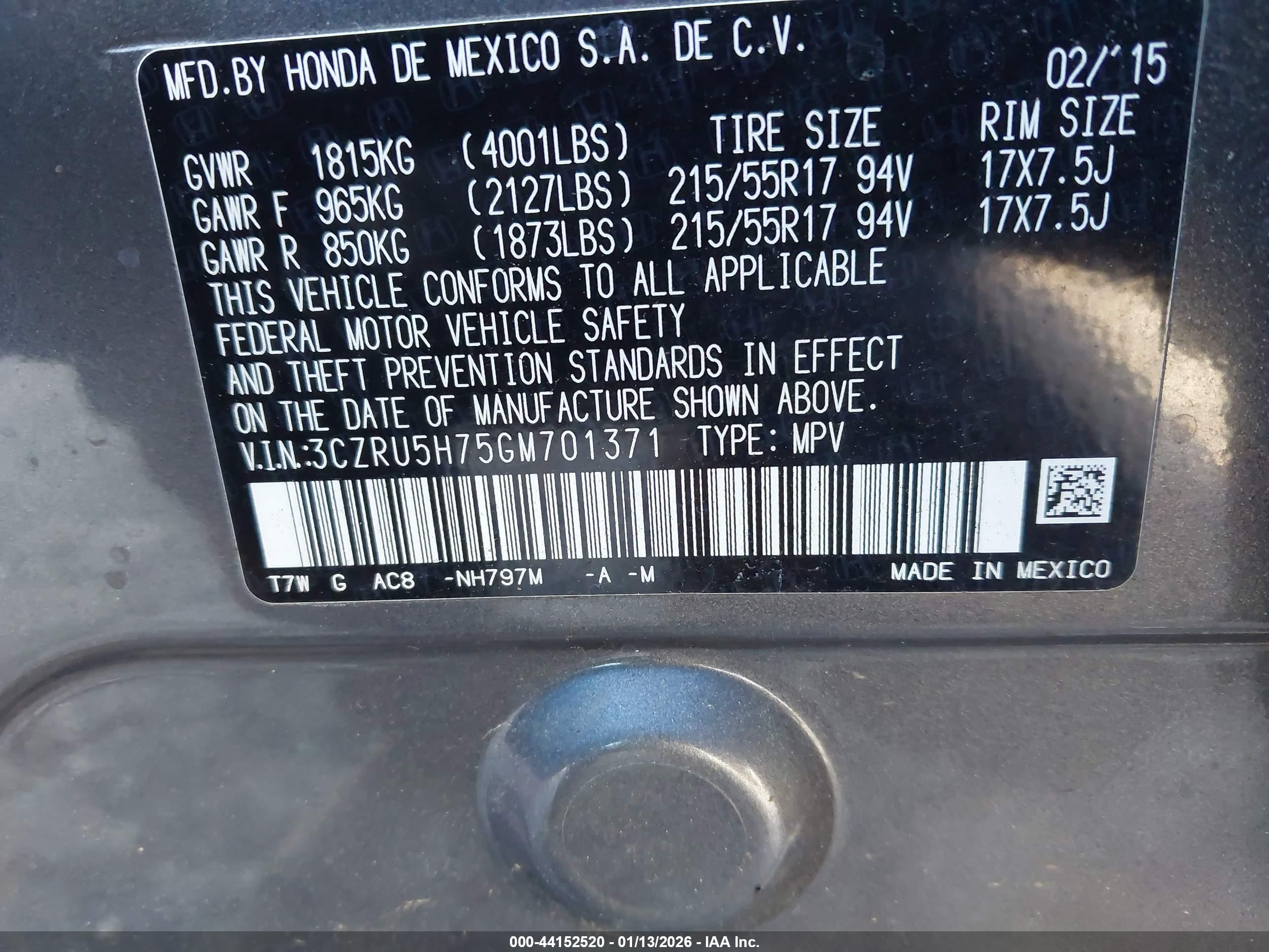 HONDA HR-V image 9
