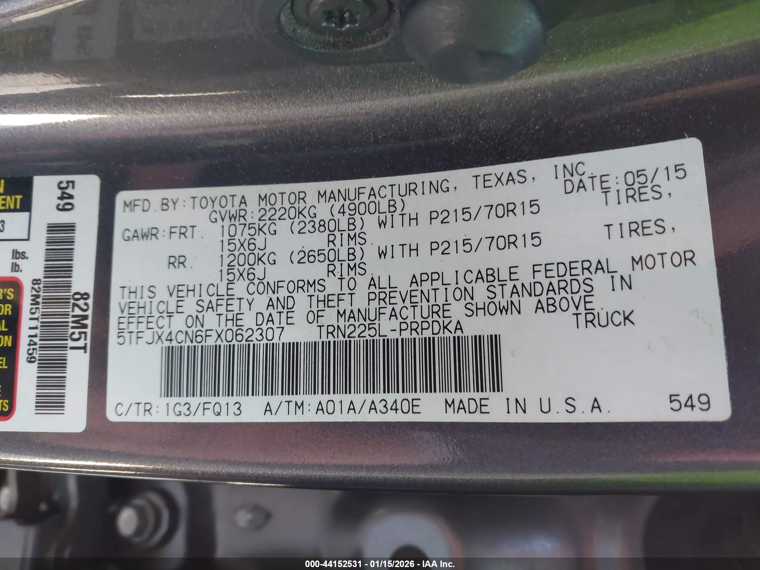 TOYOTA TACOMA image 9