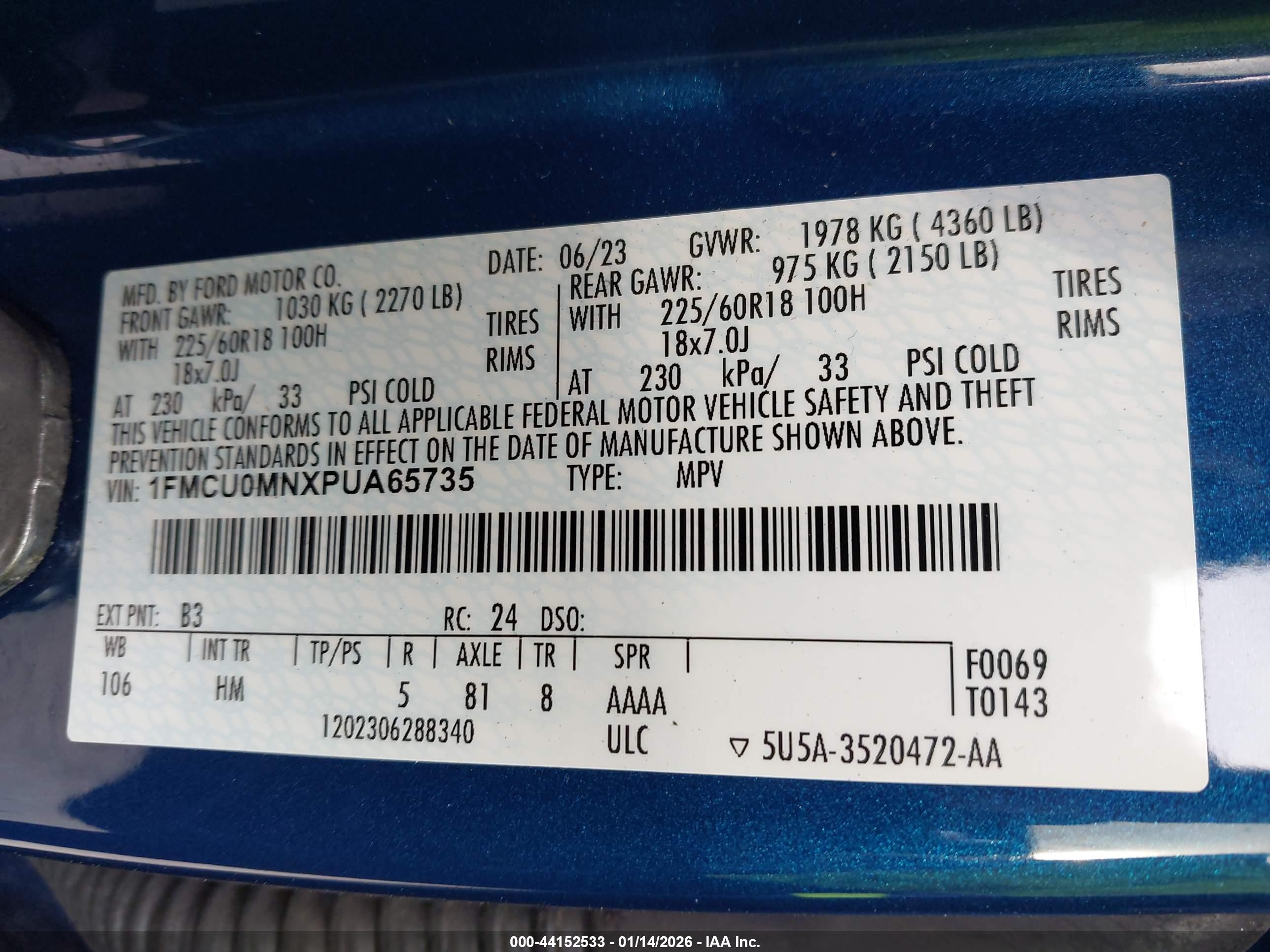 FORD ESCAPE image 9