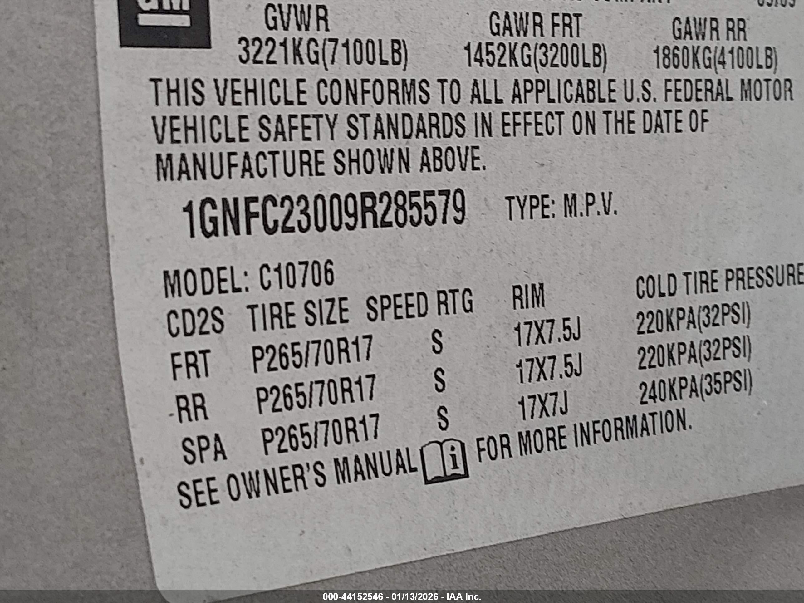 CHEVROLET TAHOE image 9