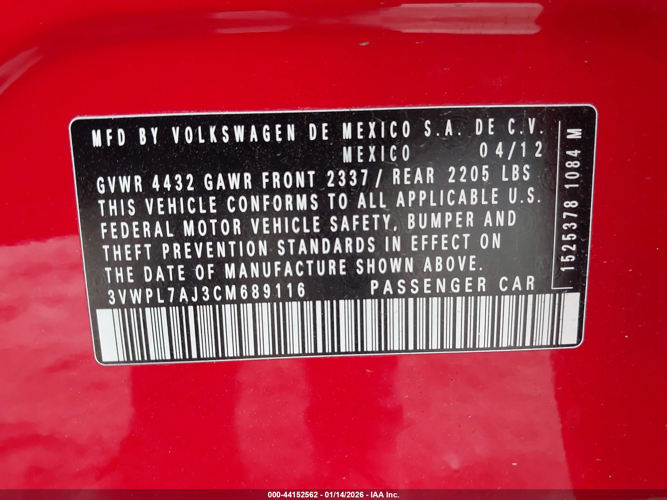 VOLKSWAGEN JETTA image 9