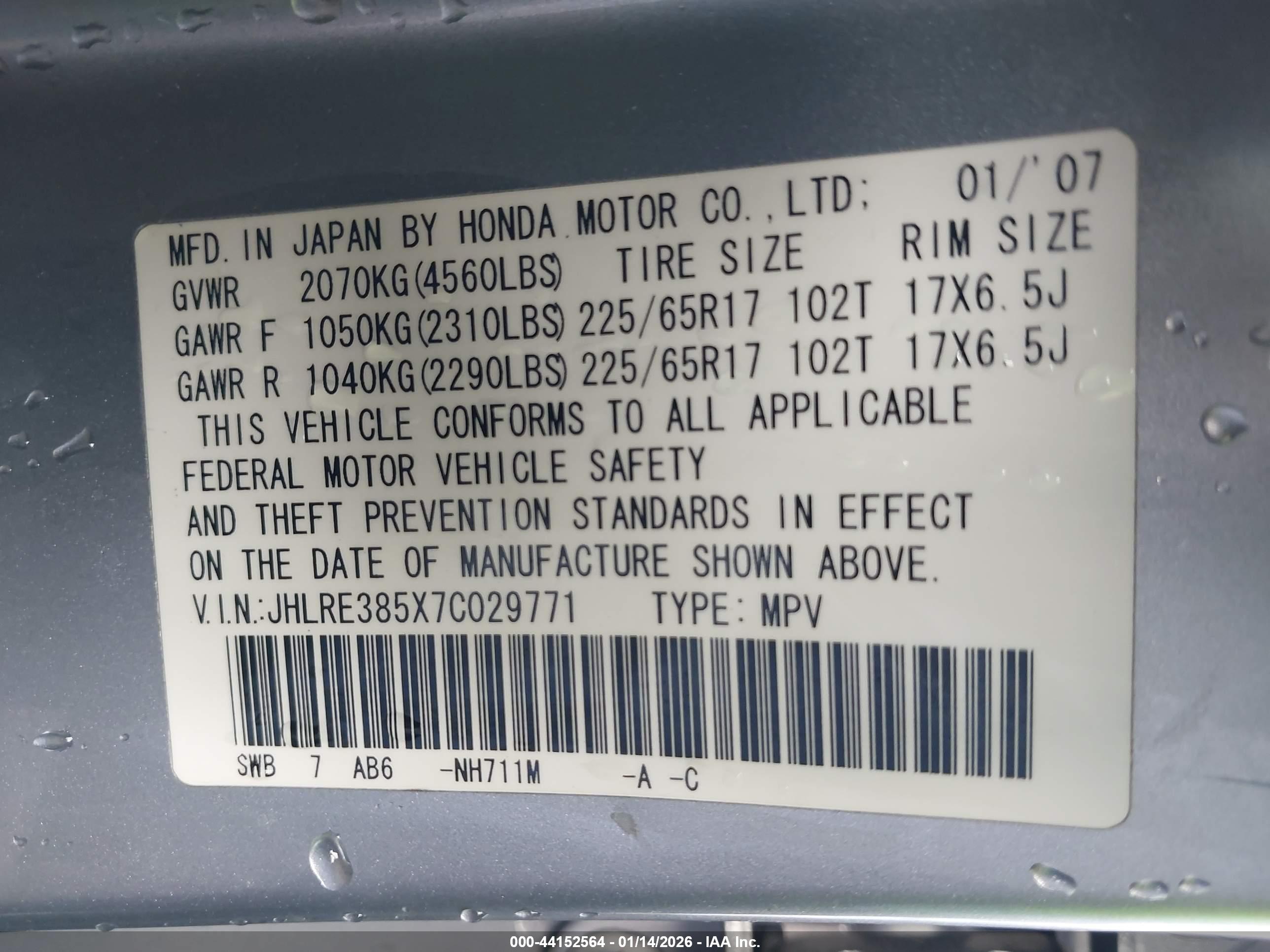 HONDA CR-V image 9