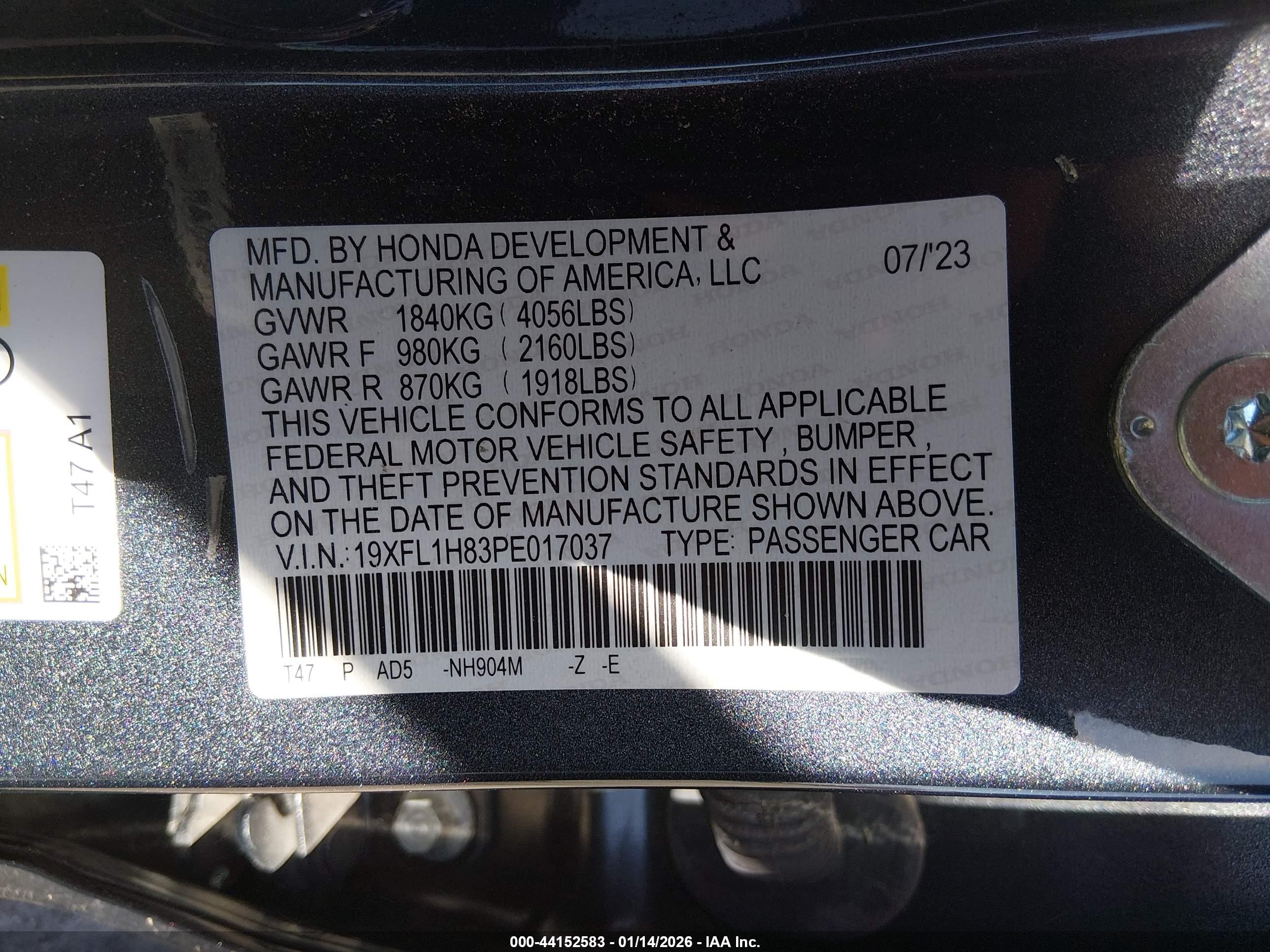 HONDA CIVIC image 9