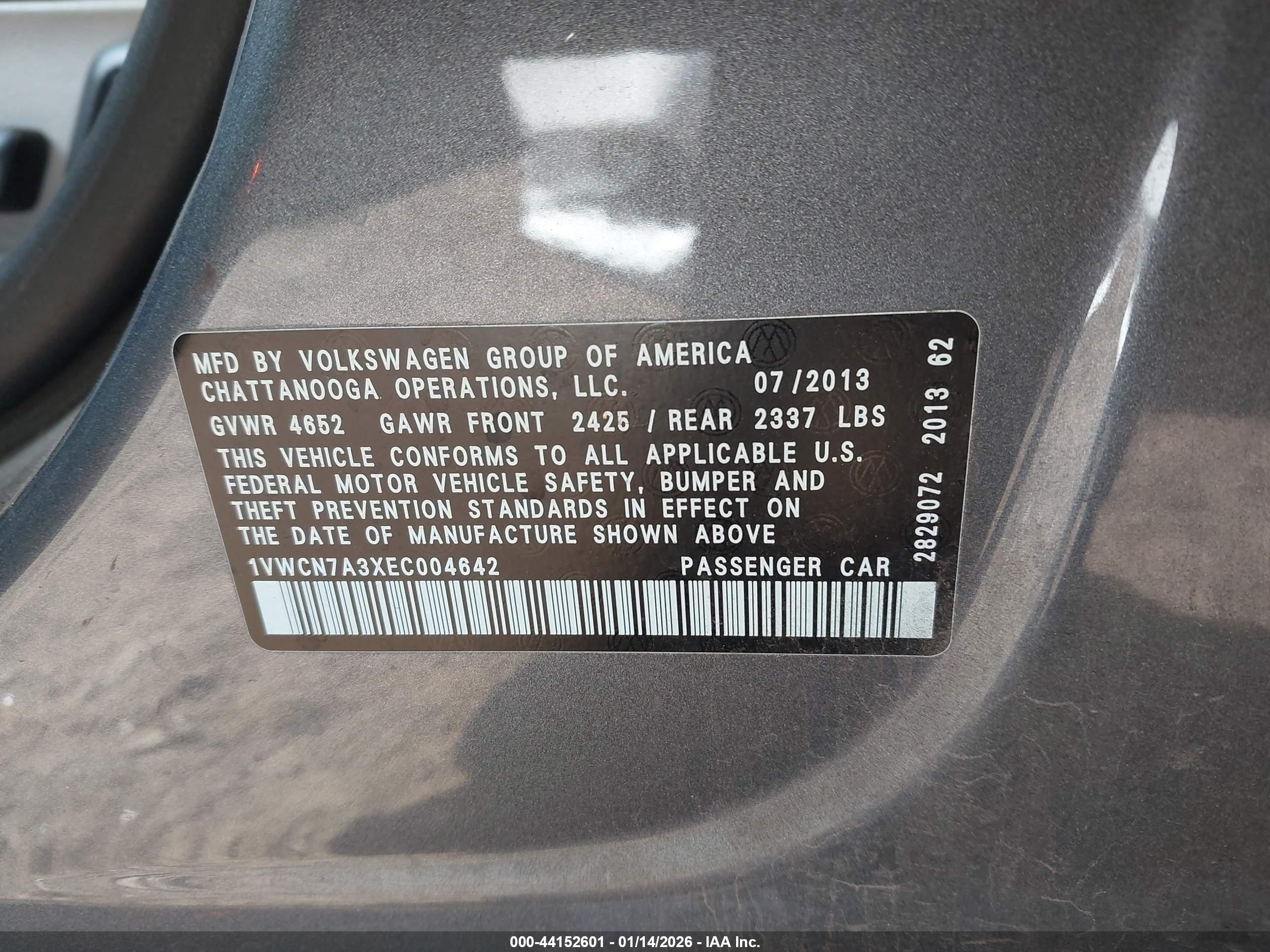 VOLKSWAGEN PASSAT image 9