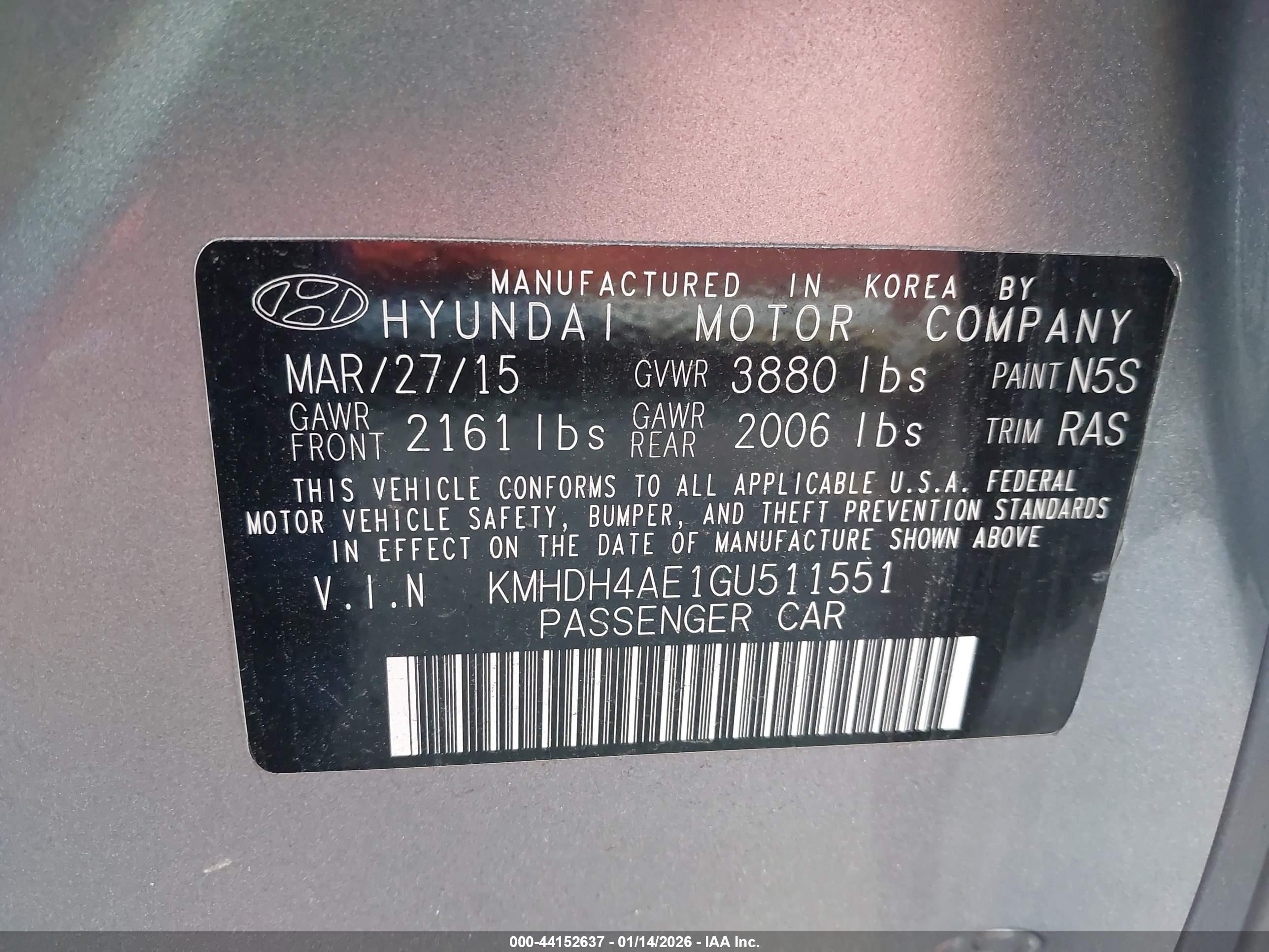 HYUNDAI ELANTRA image 9