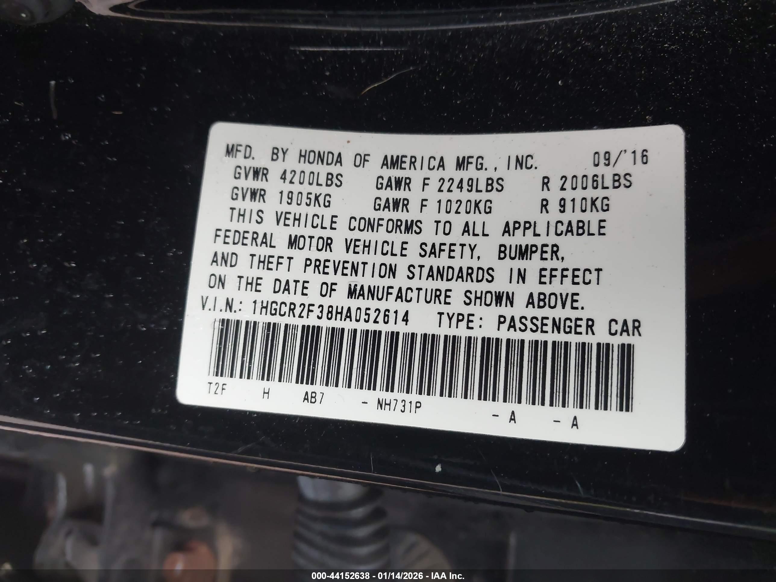HONDA ACCORD image 9