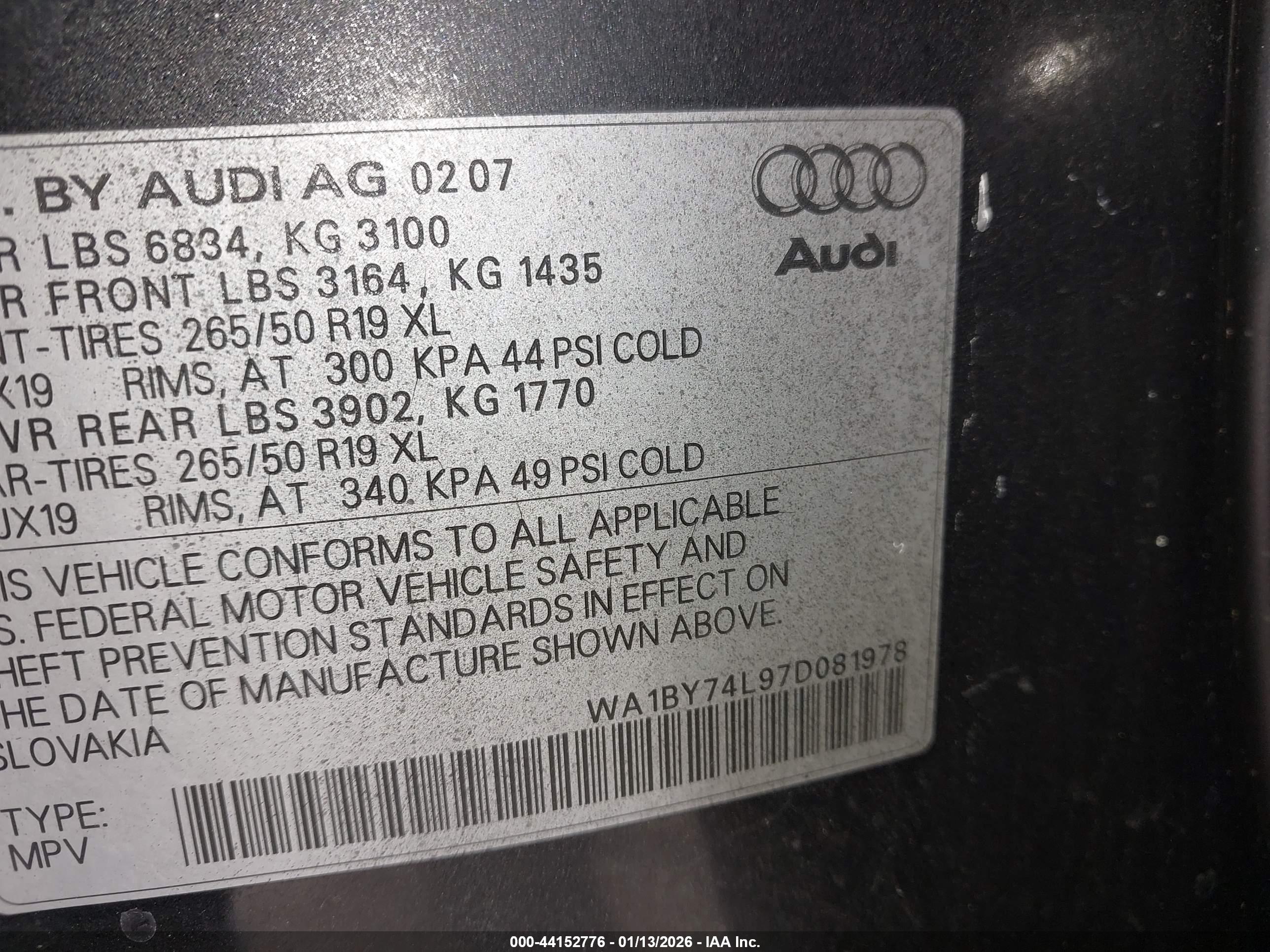 AUDI Q7 image 9