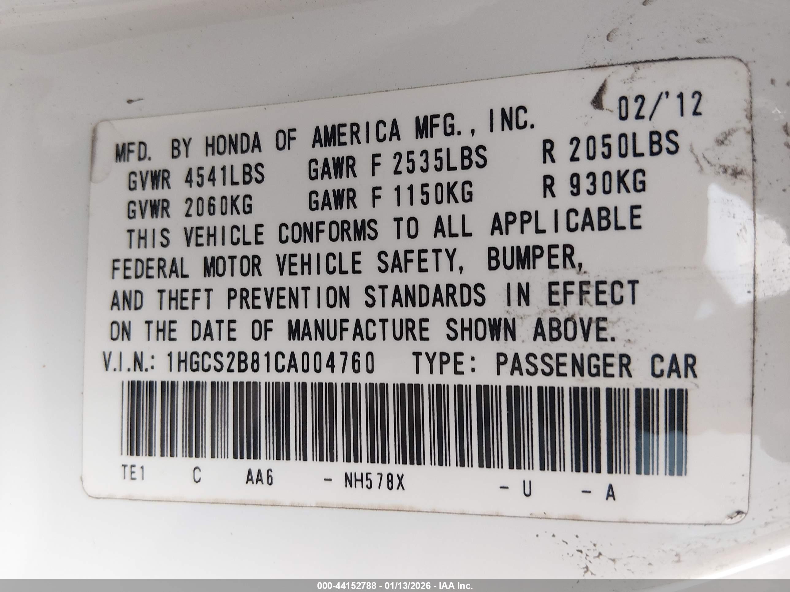 HONDA ACCORD image 9