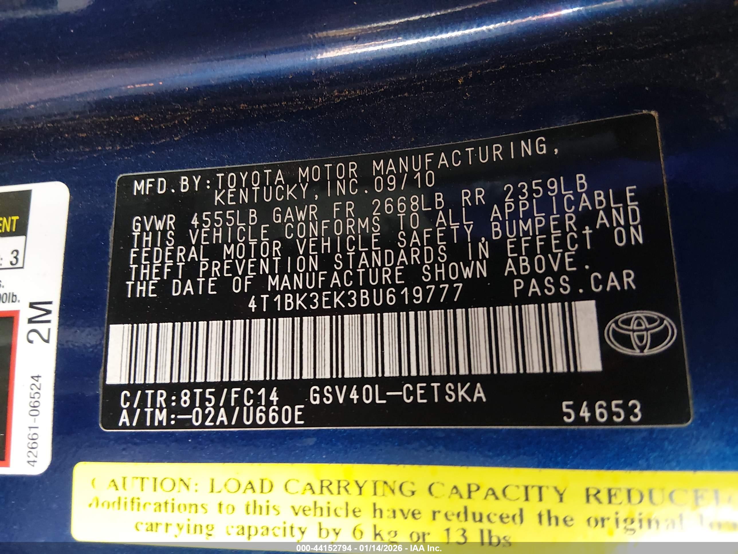 TOYOTA CAMRY image 9