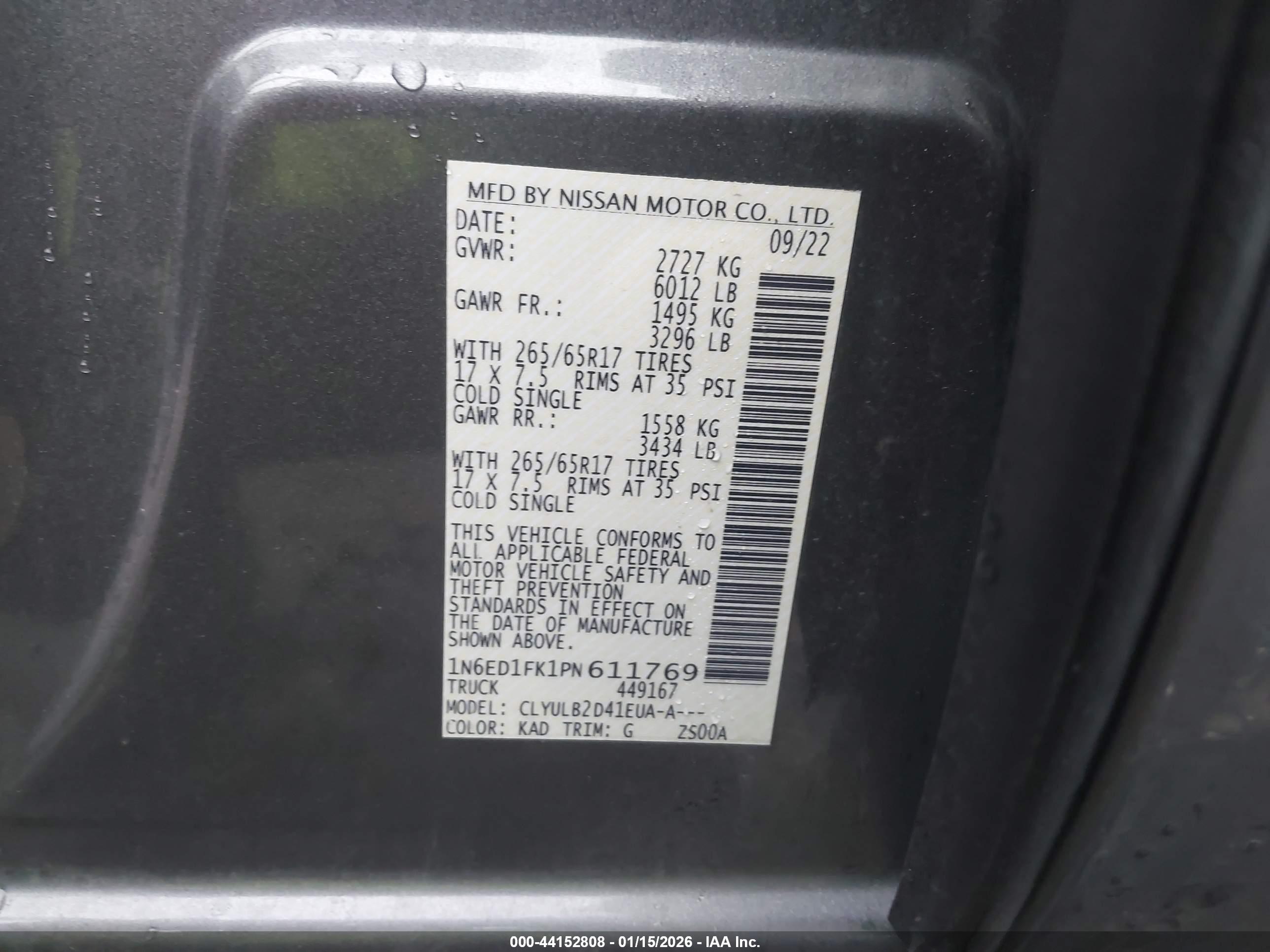 NISSAN FRONTIER image 9