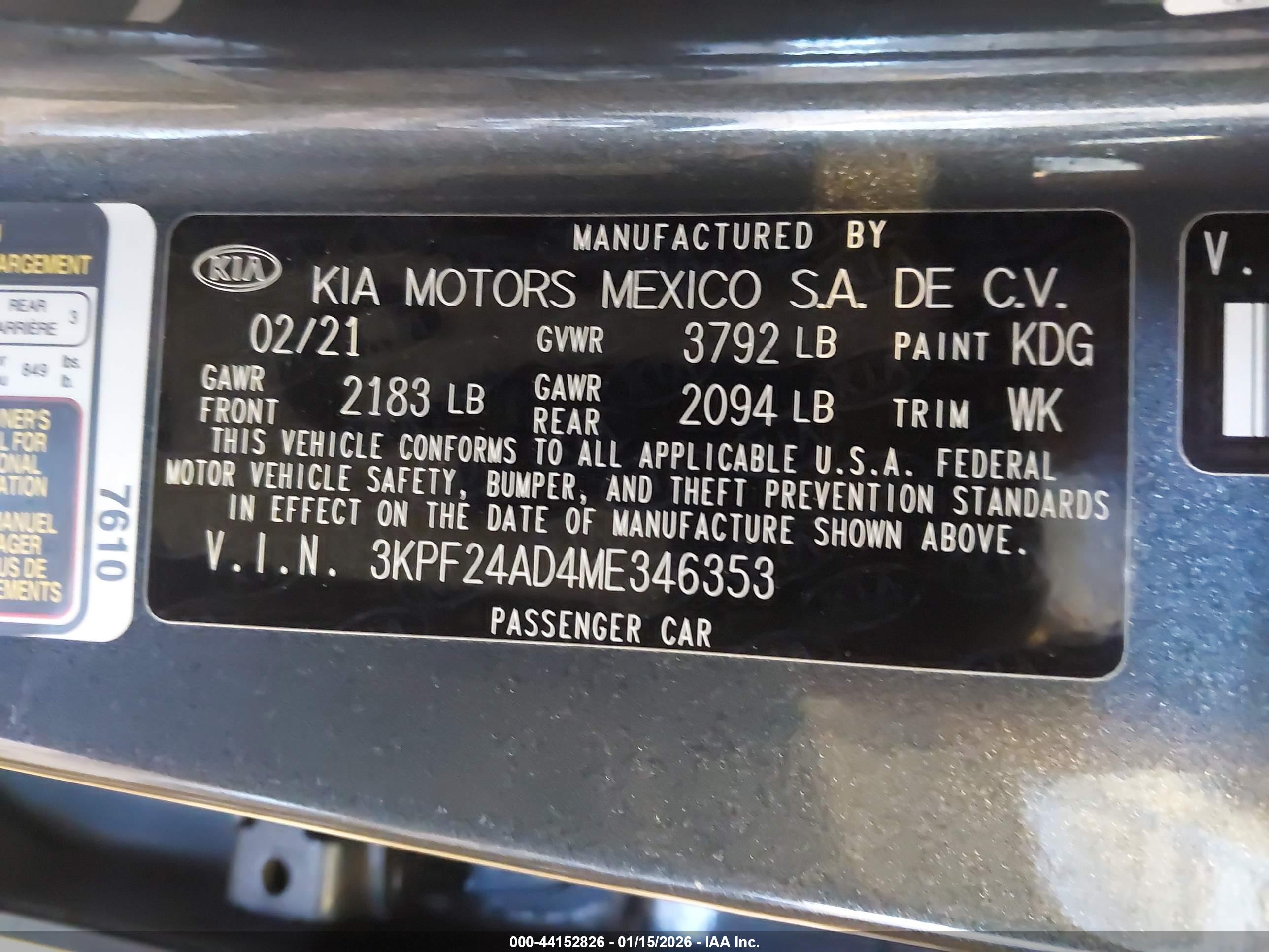 KIA FORTE image 9