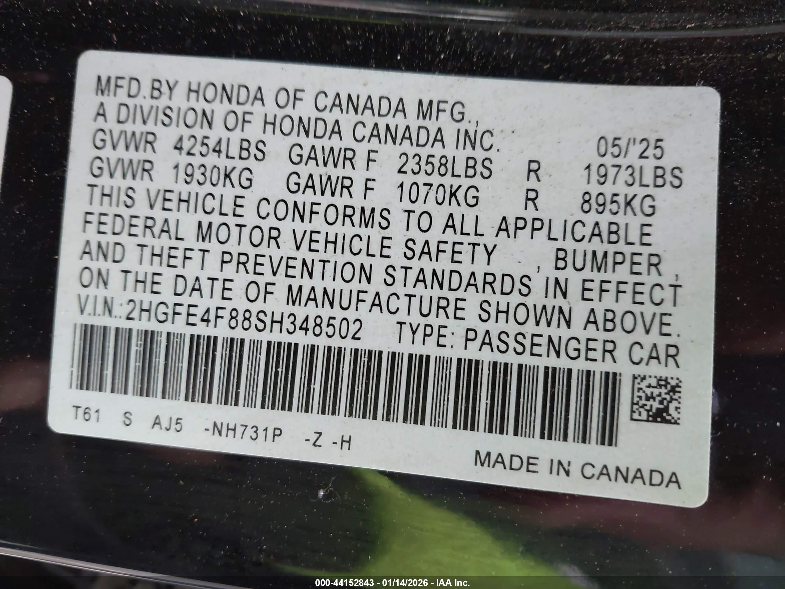 HONDA CIVIC image 9