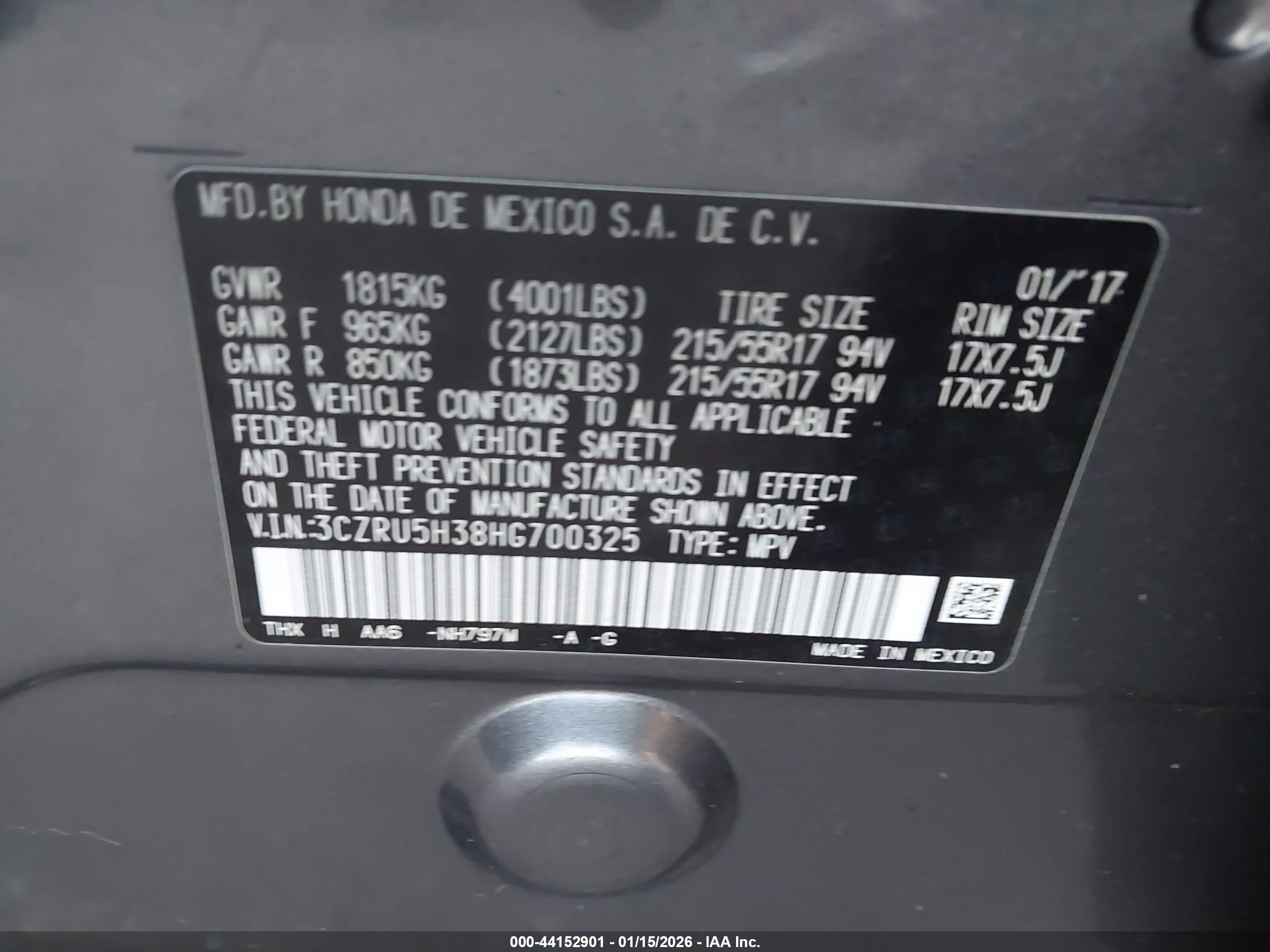 HONDA HR-V image 9