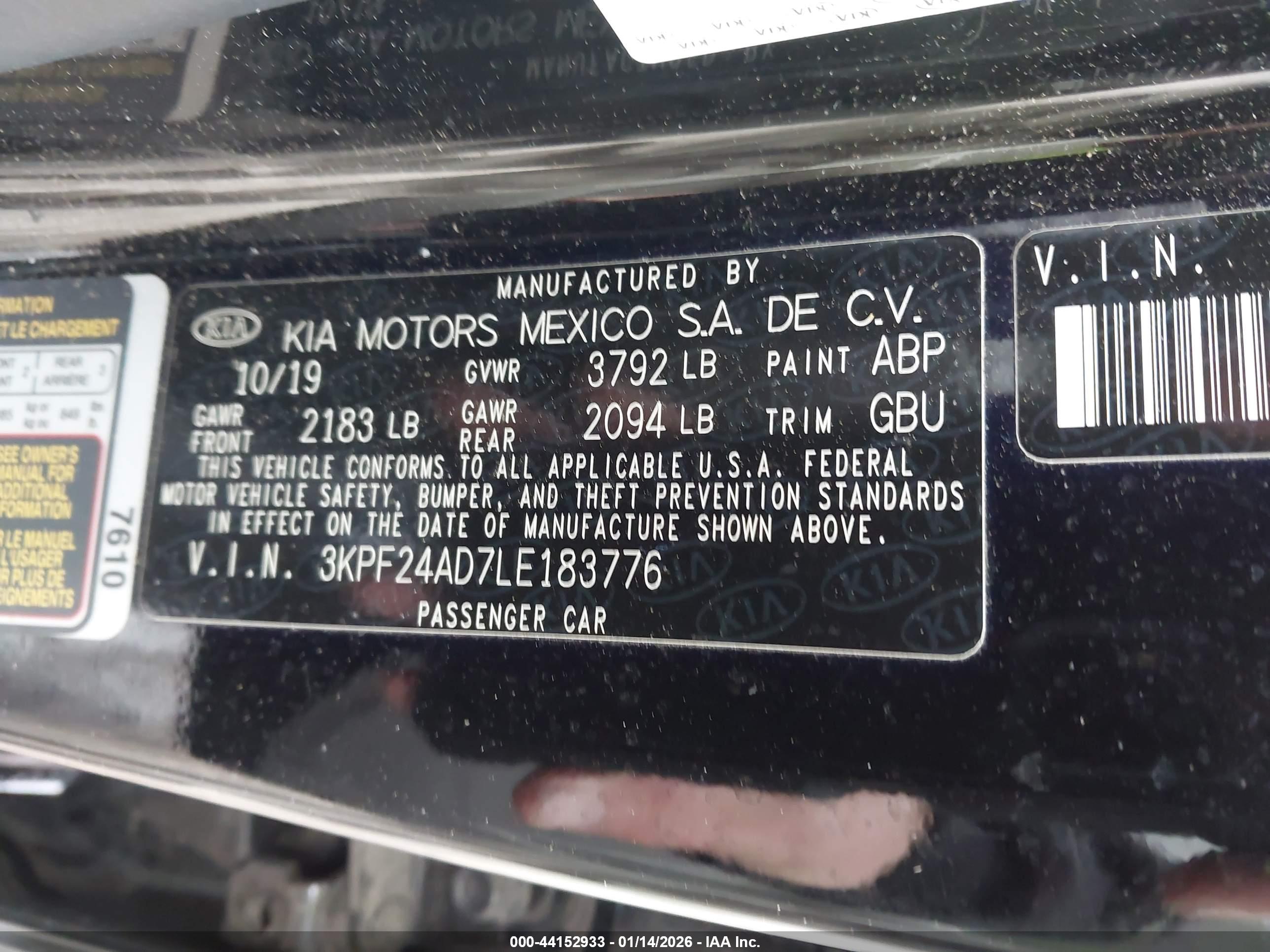 KIA FORTE image 9