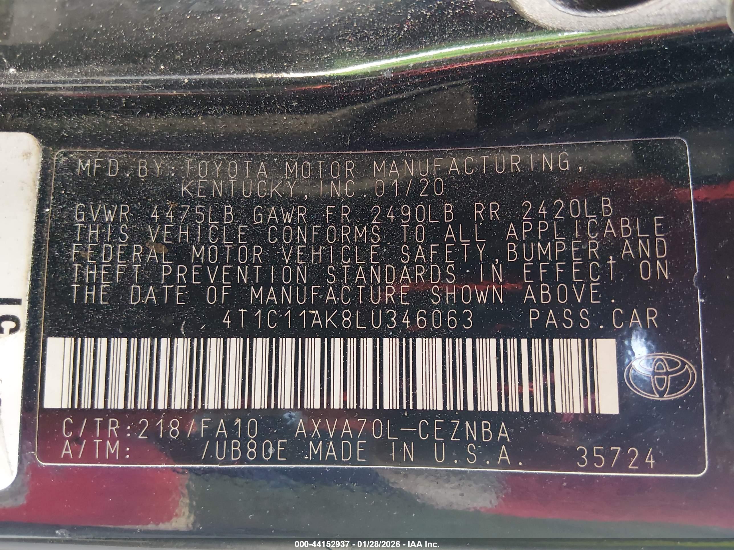 TOYOTA CAMRY image 9