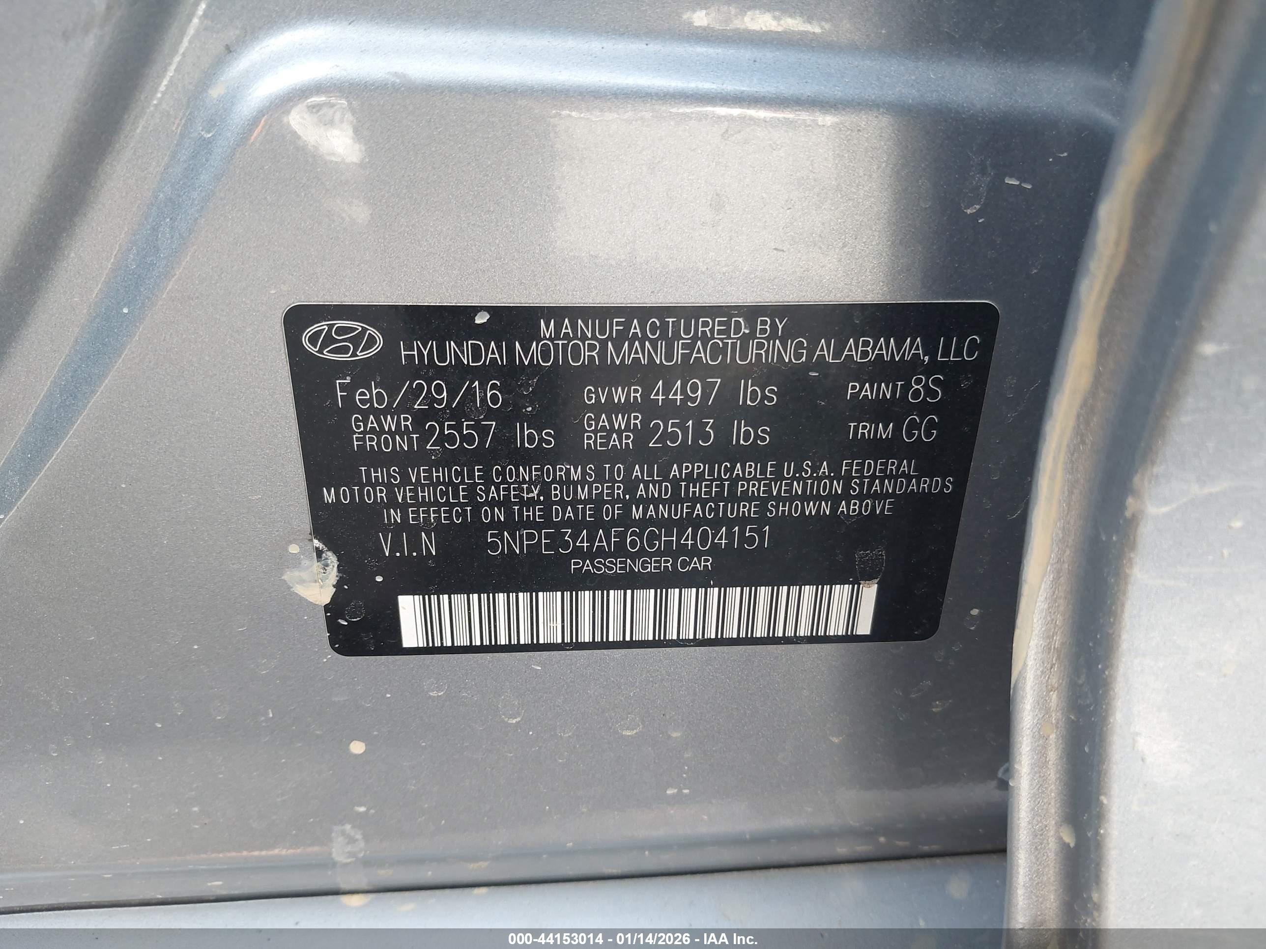 HYUNDAI SONATA image 9