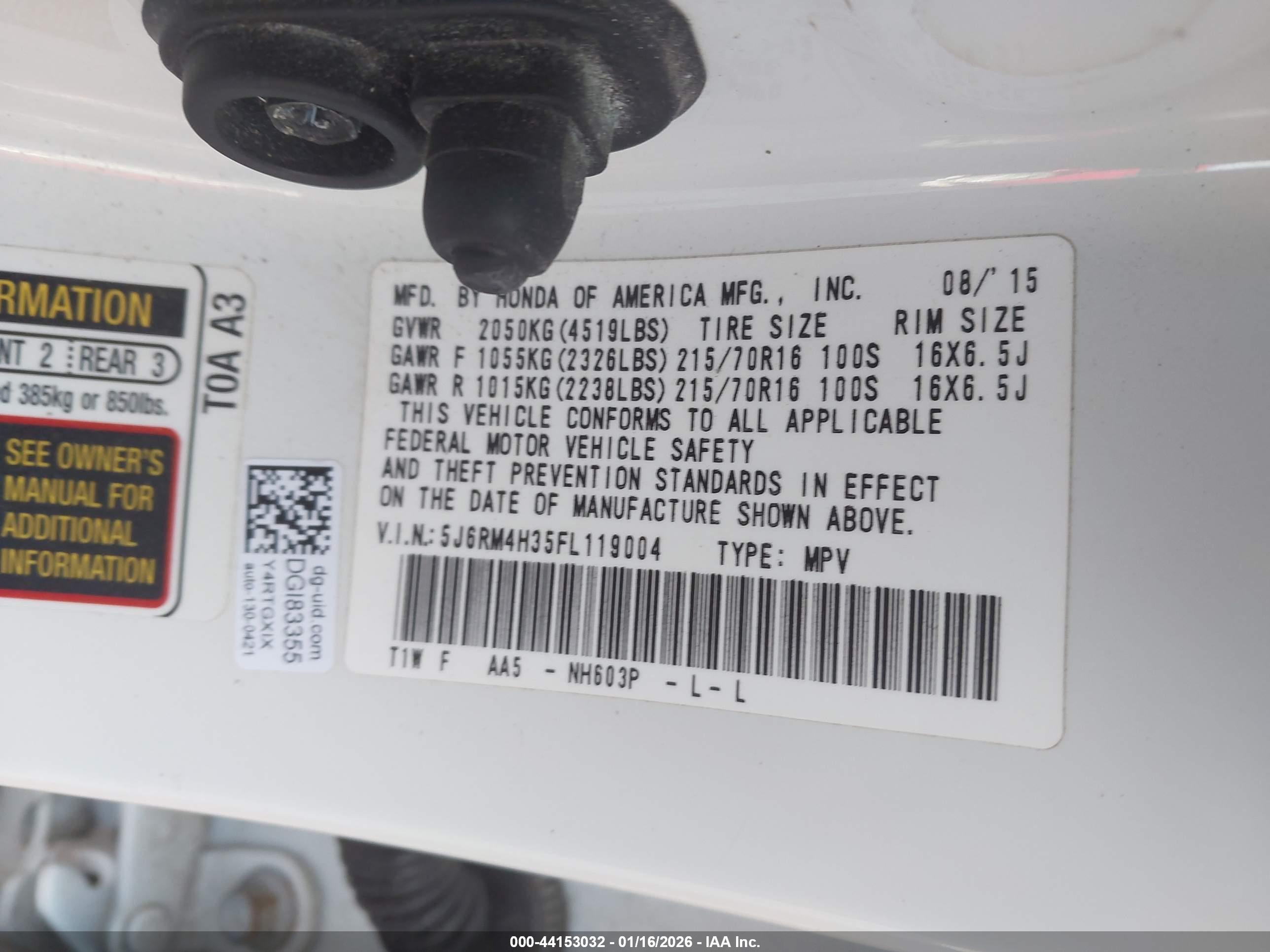 HONDA CR-V image 9