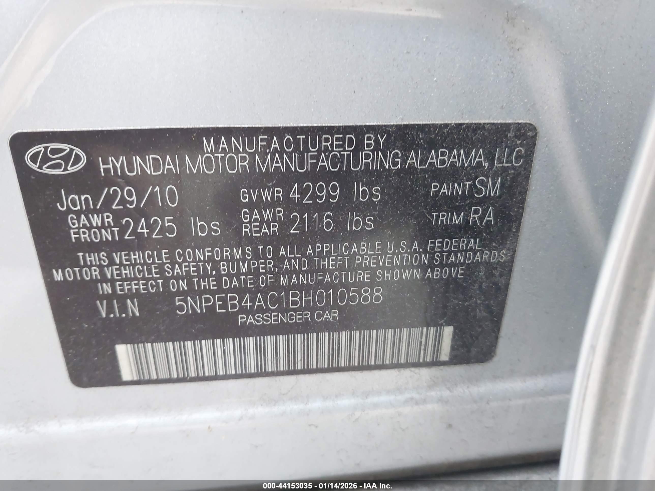 HYUNDAI SONATA image 9