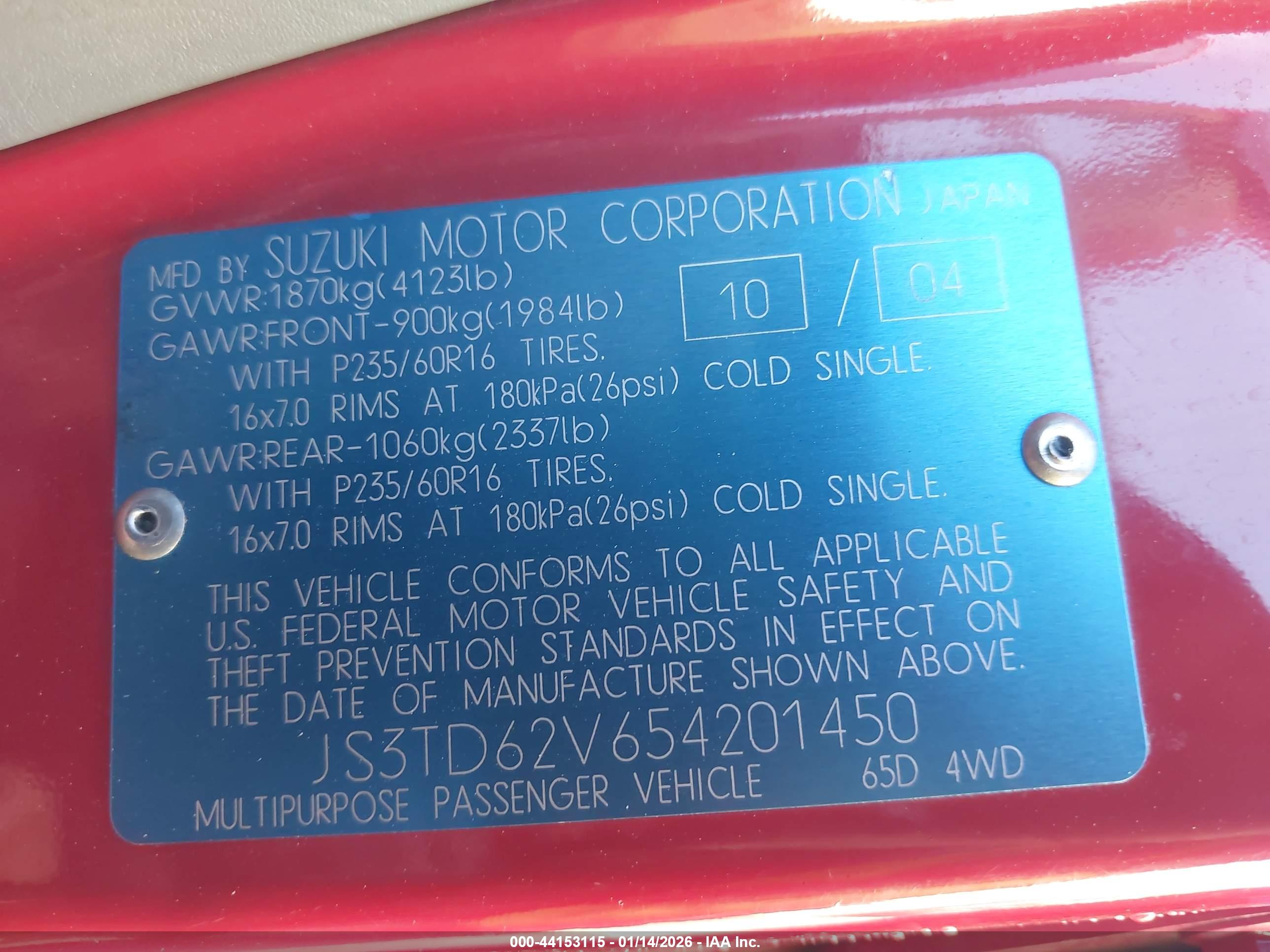 SUZUKI GRAND image 9