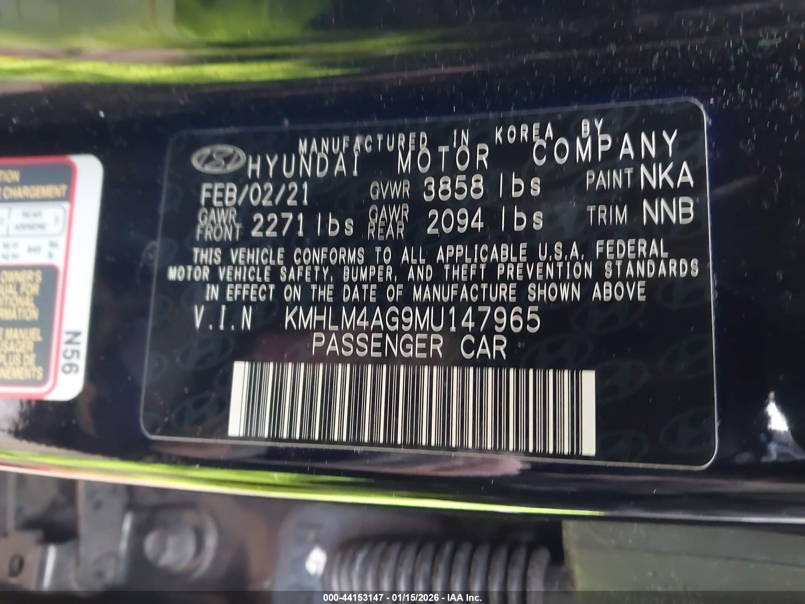 HYUNDAI ELANTRA image 9