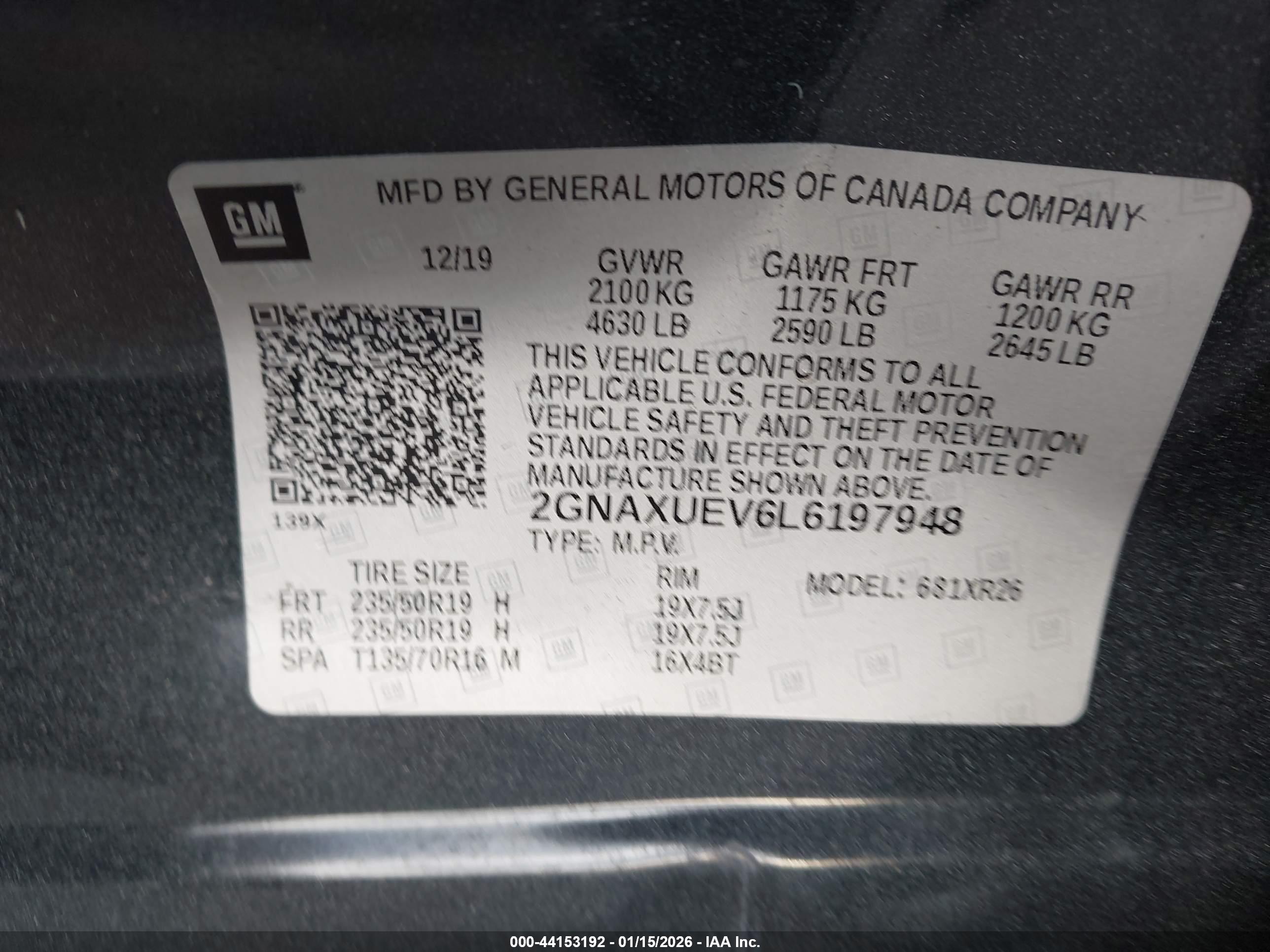 CHEVROLET EQUINOX image 9