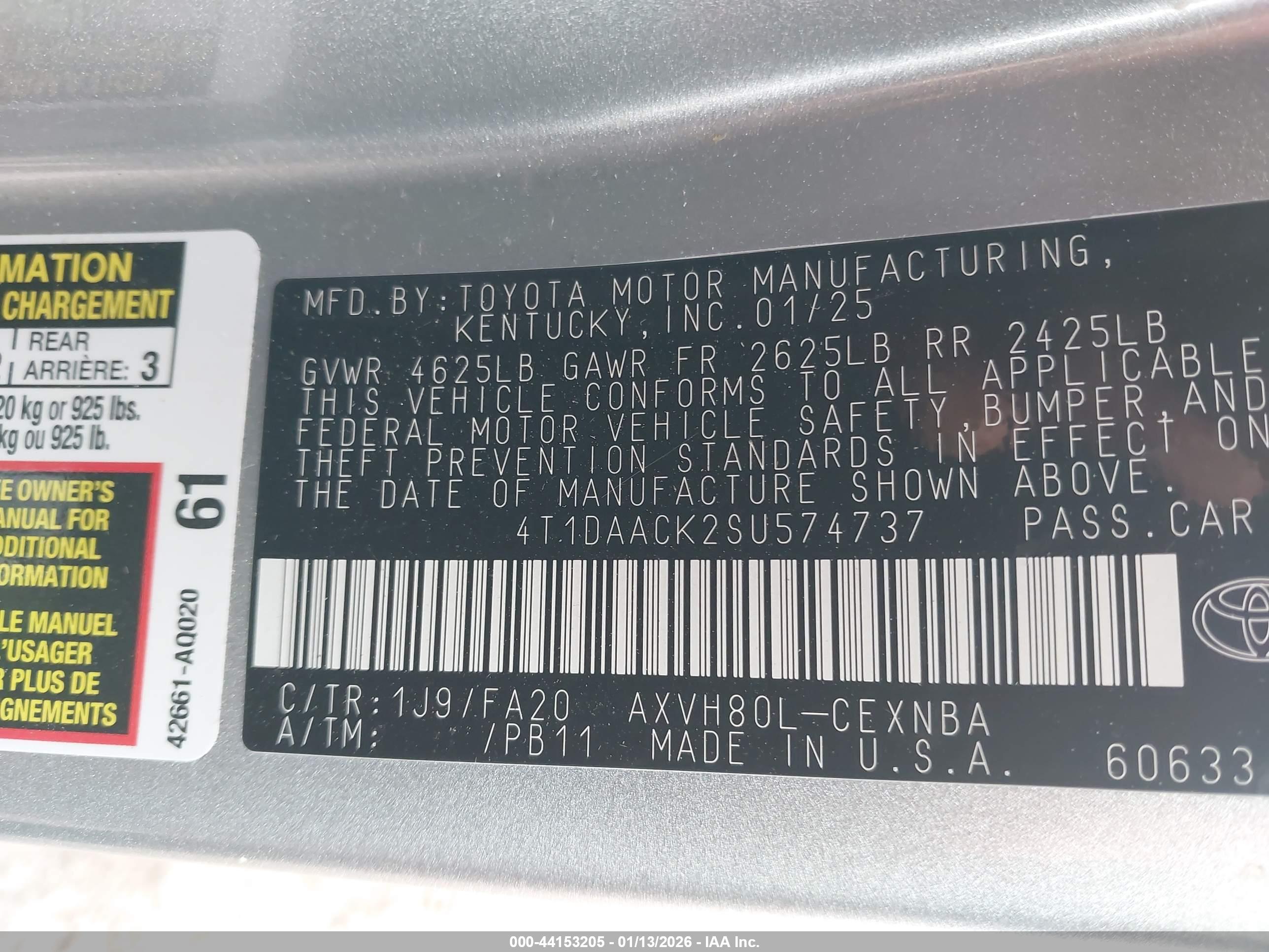 TOYOTA CAMRY image 9