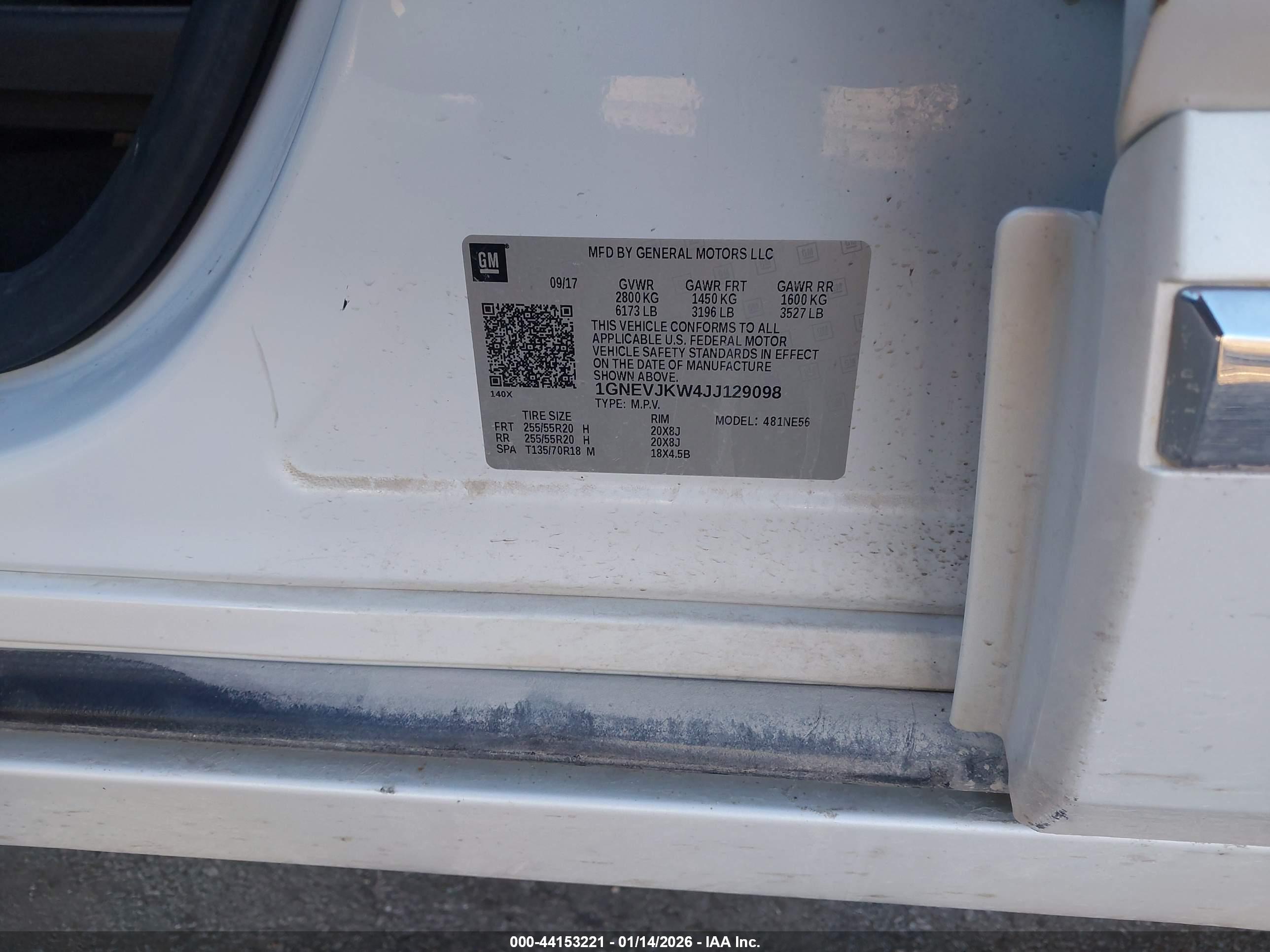 CHEVROLET TRAVERSE image 9
