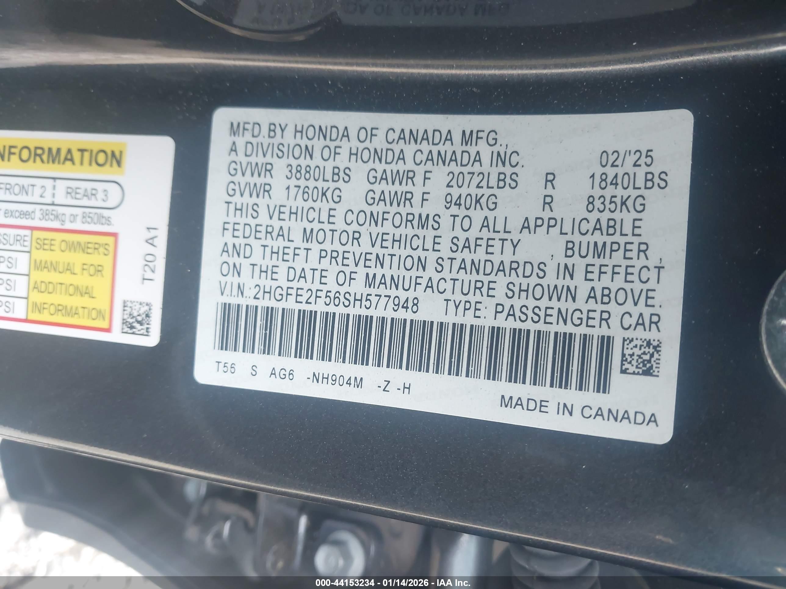 HONDA CIVIC image 9
