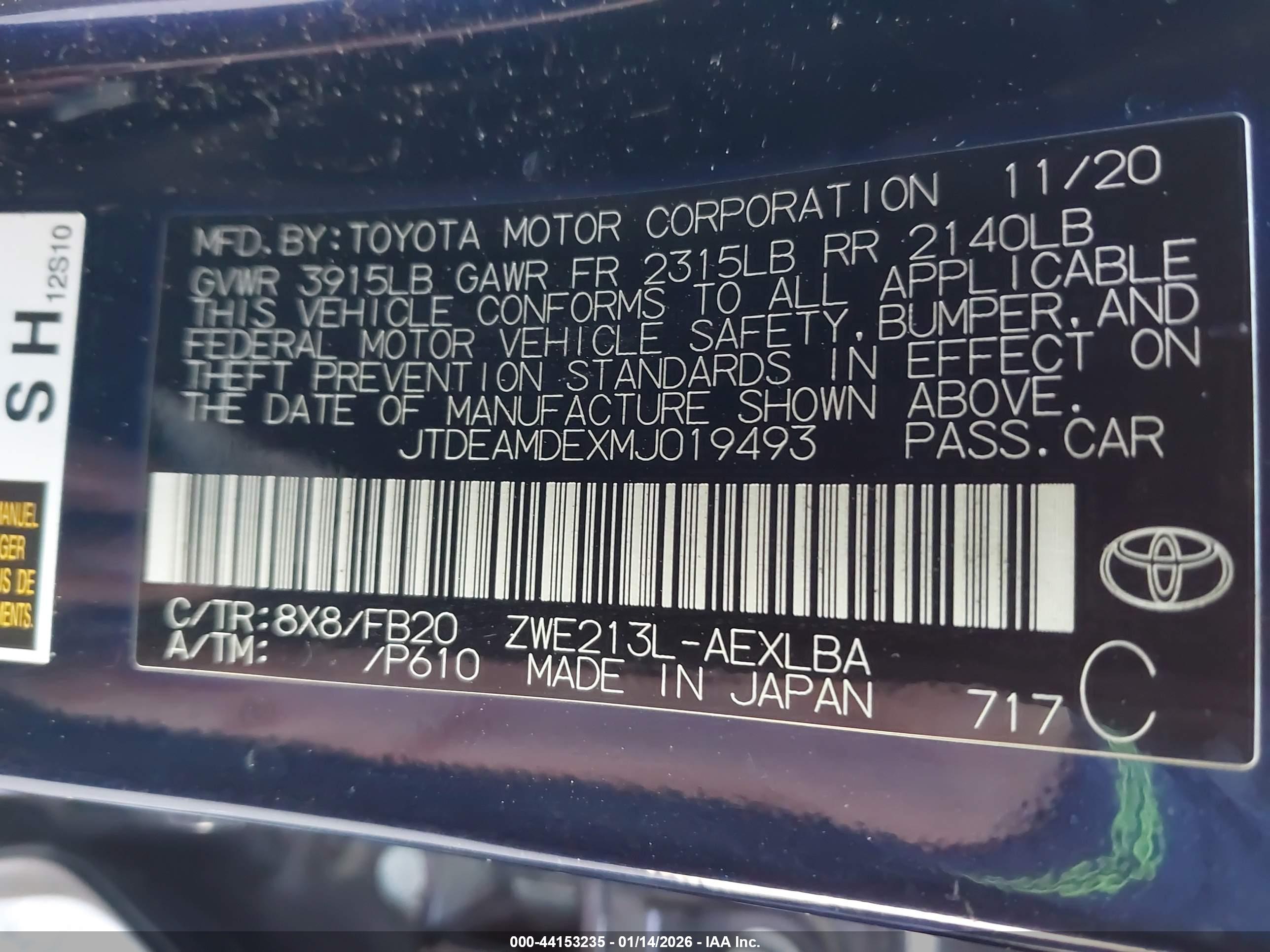 TOYOTA COROLLA image 9
