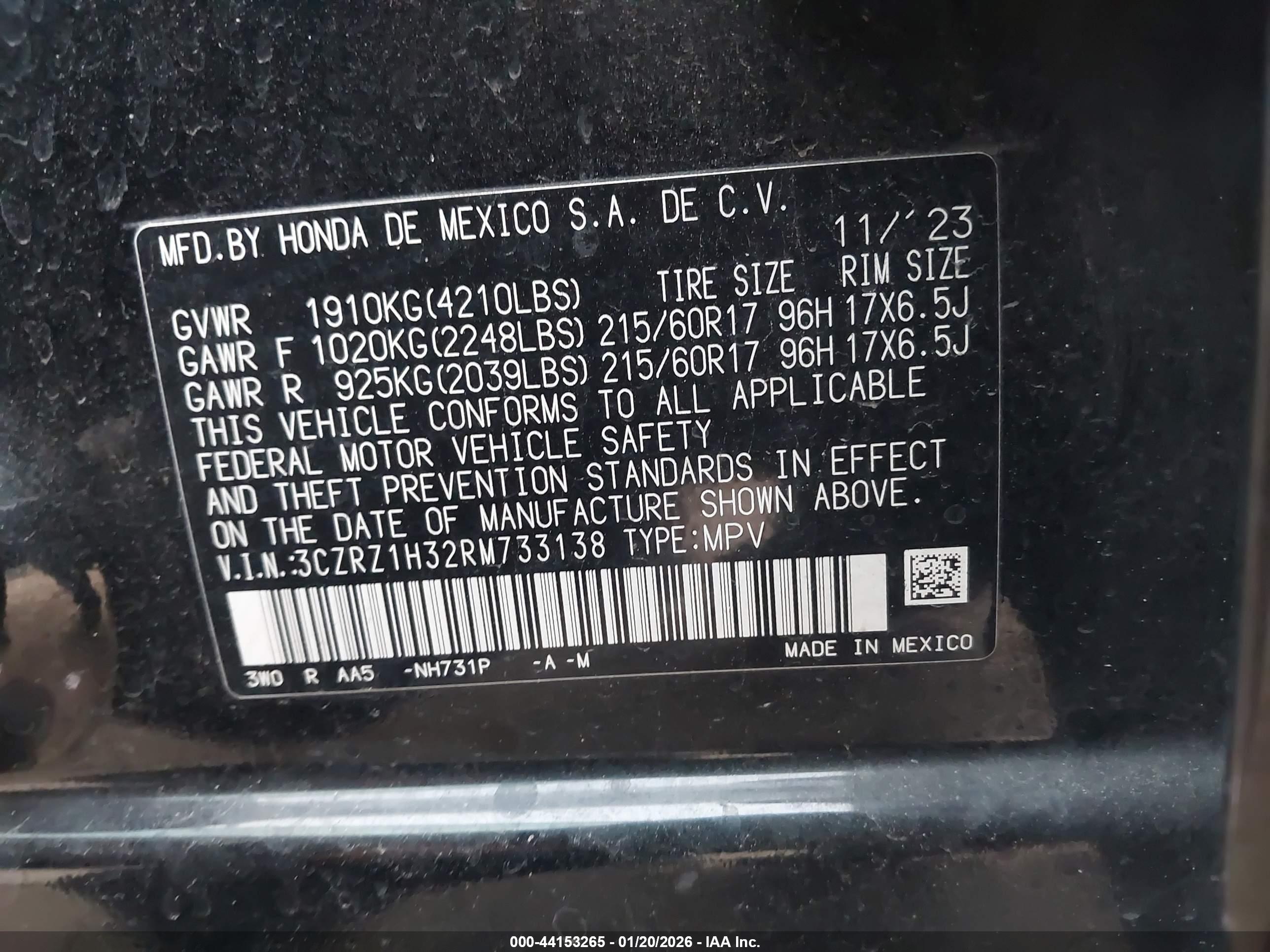 HONDA HR-V image 9