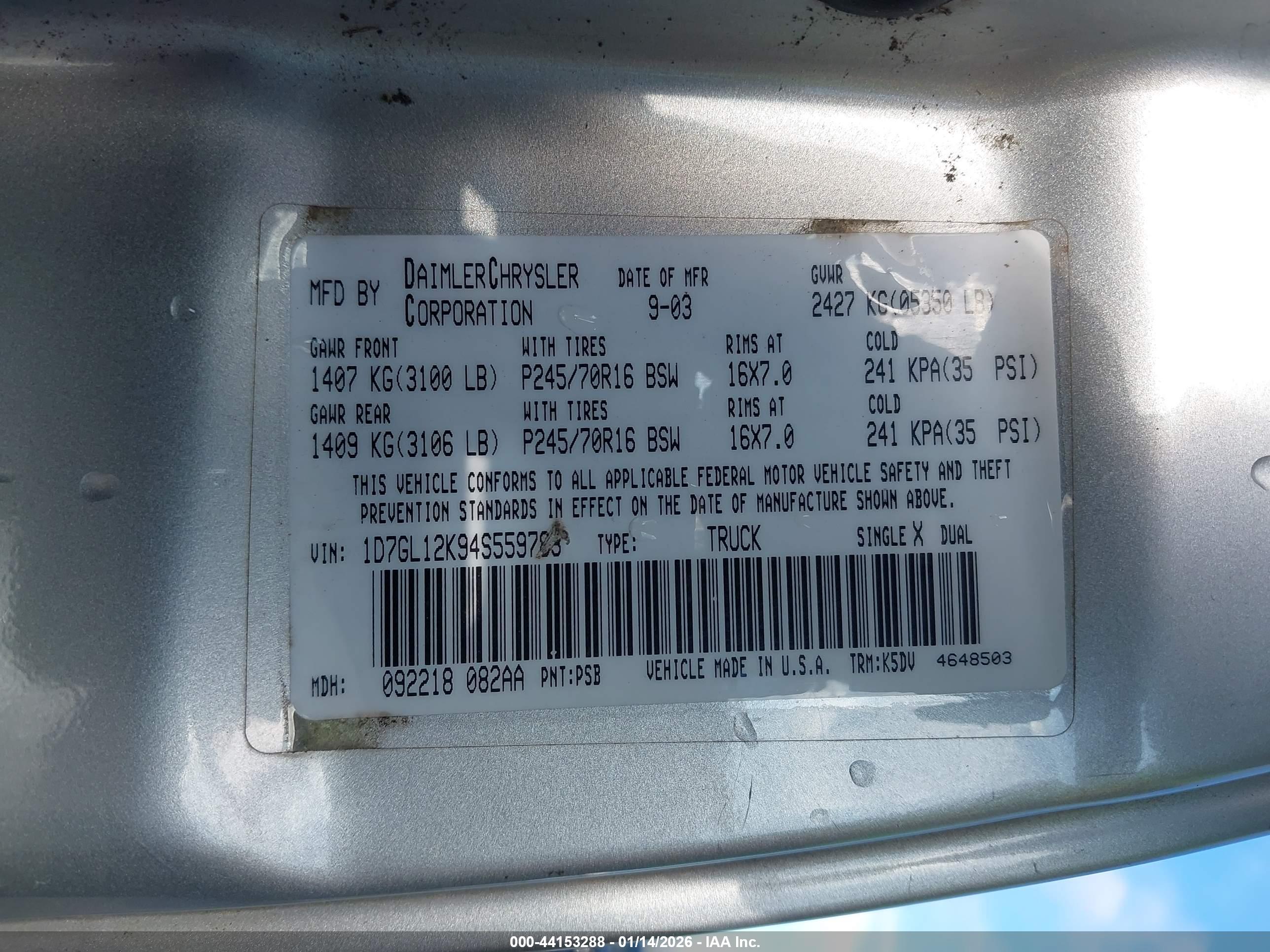 DODGE DAKOTA image 9