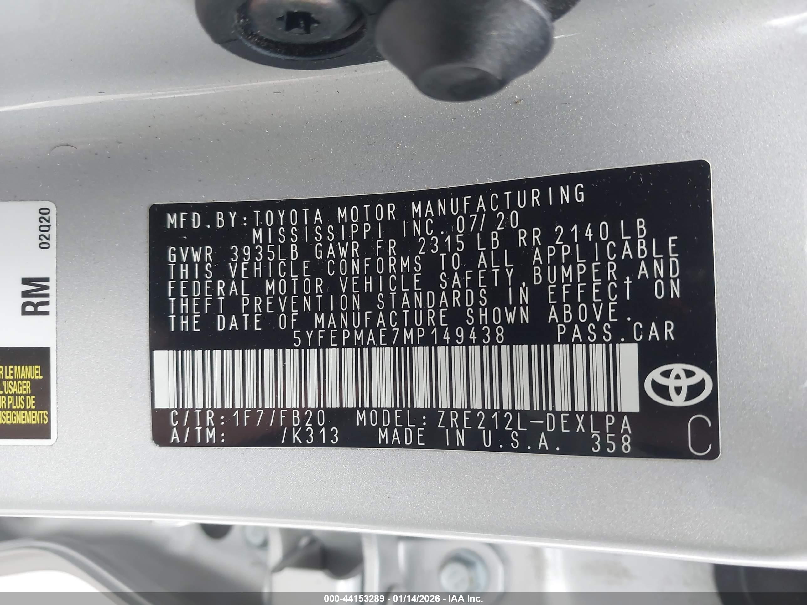 TOYOTA COROLLA image 9