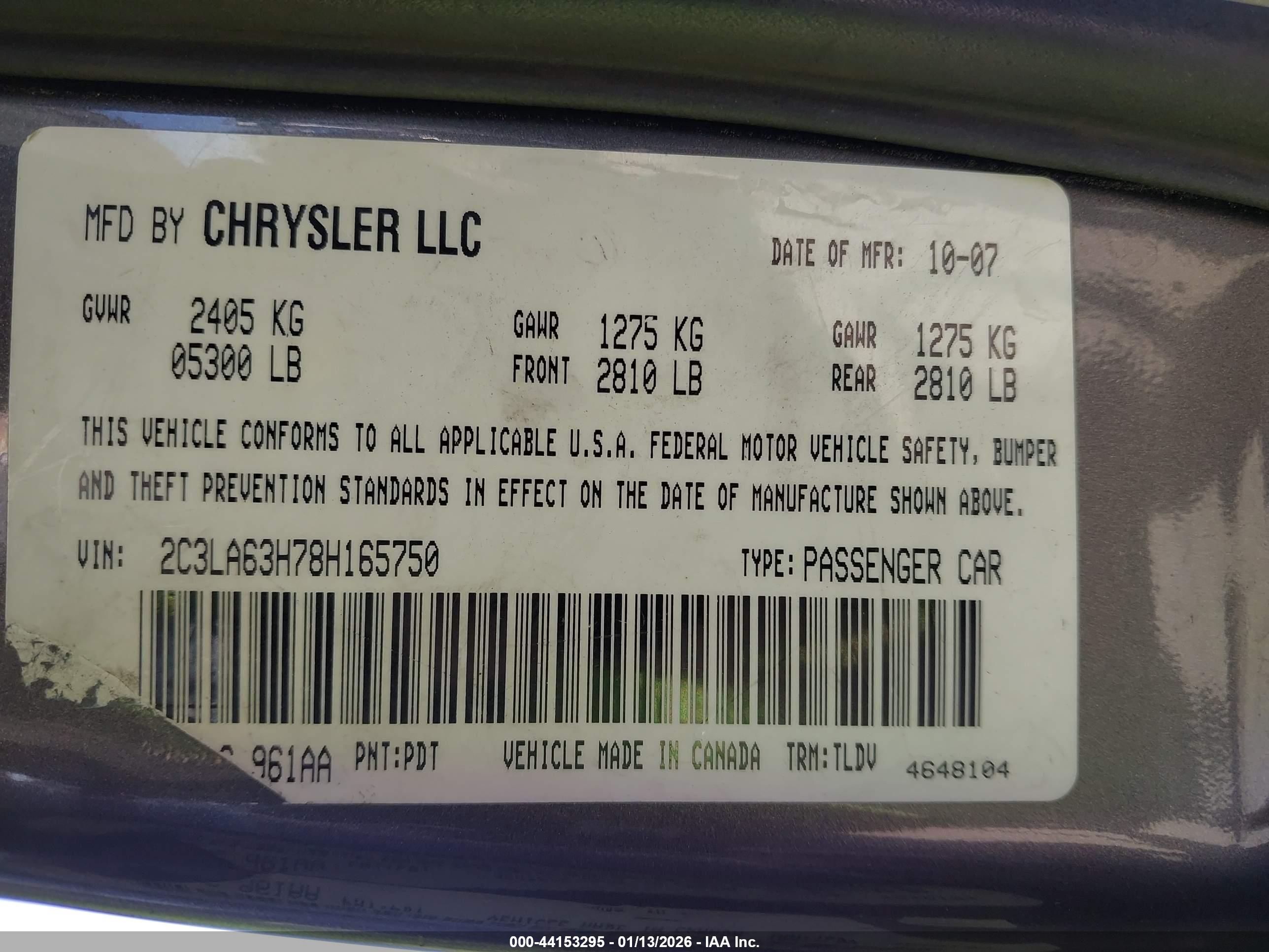 CHRYSLER 300C image 9