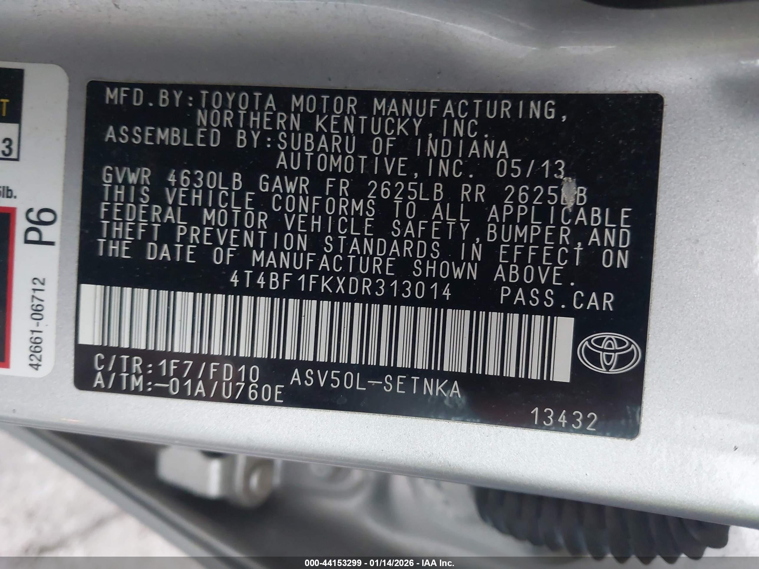 TOYOTA CAMRY image 9