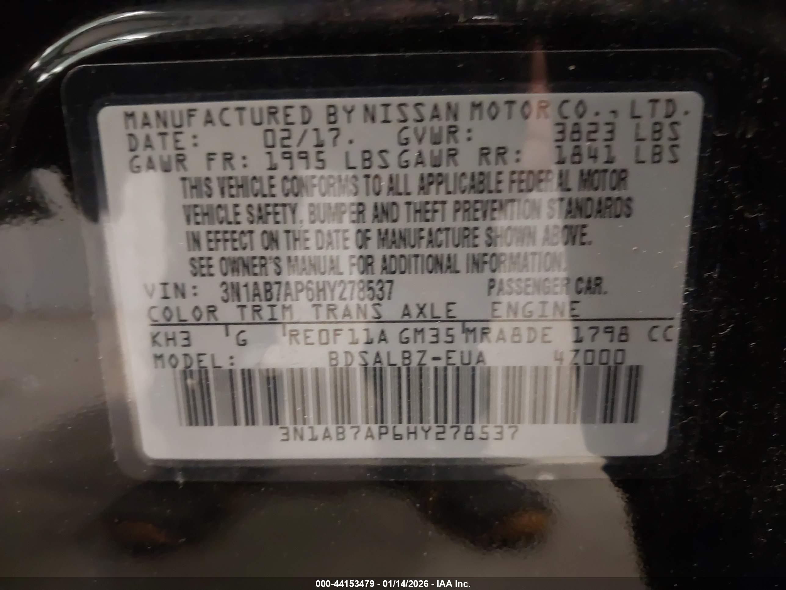 NISSAN SENTRA image 9