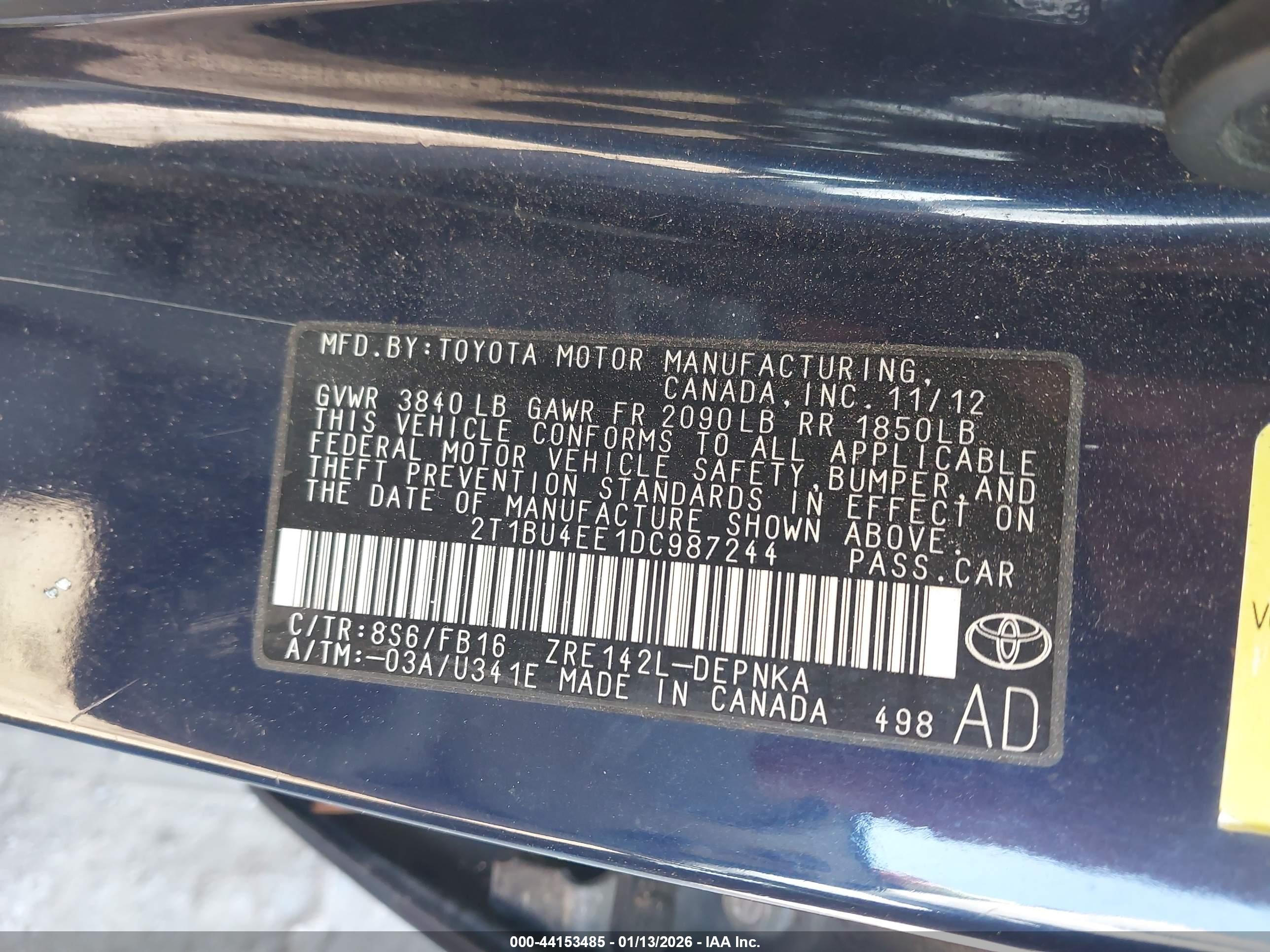 TOYOTA COROLLA image 9