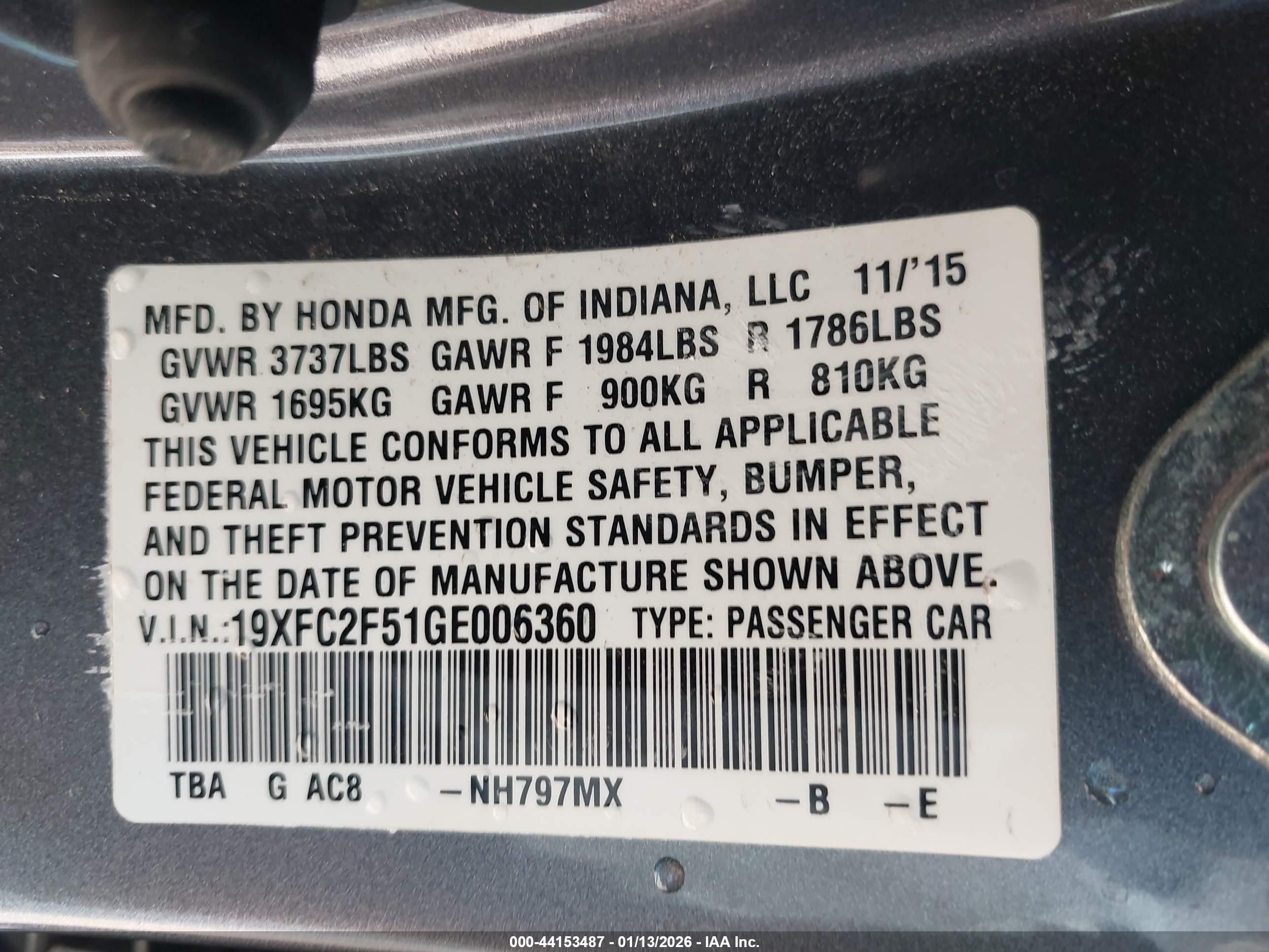 HONDA CIVIC image 9