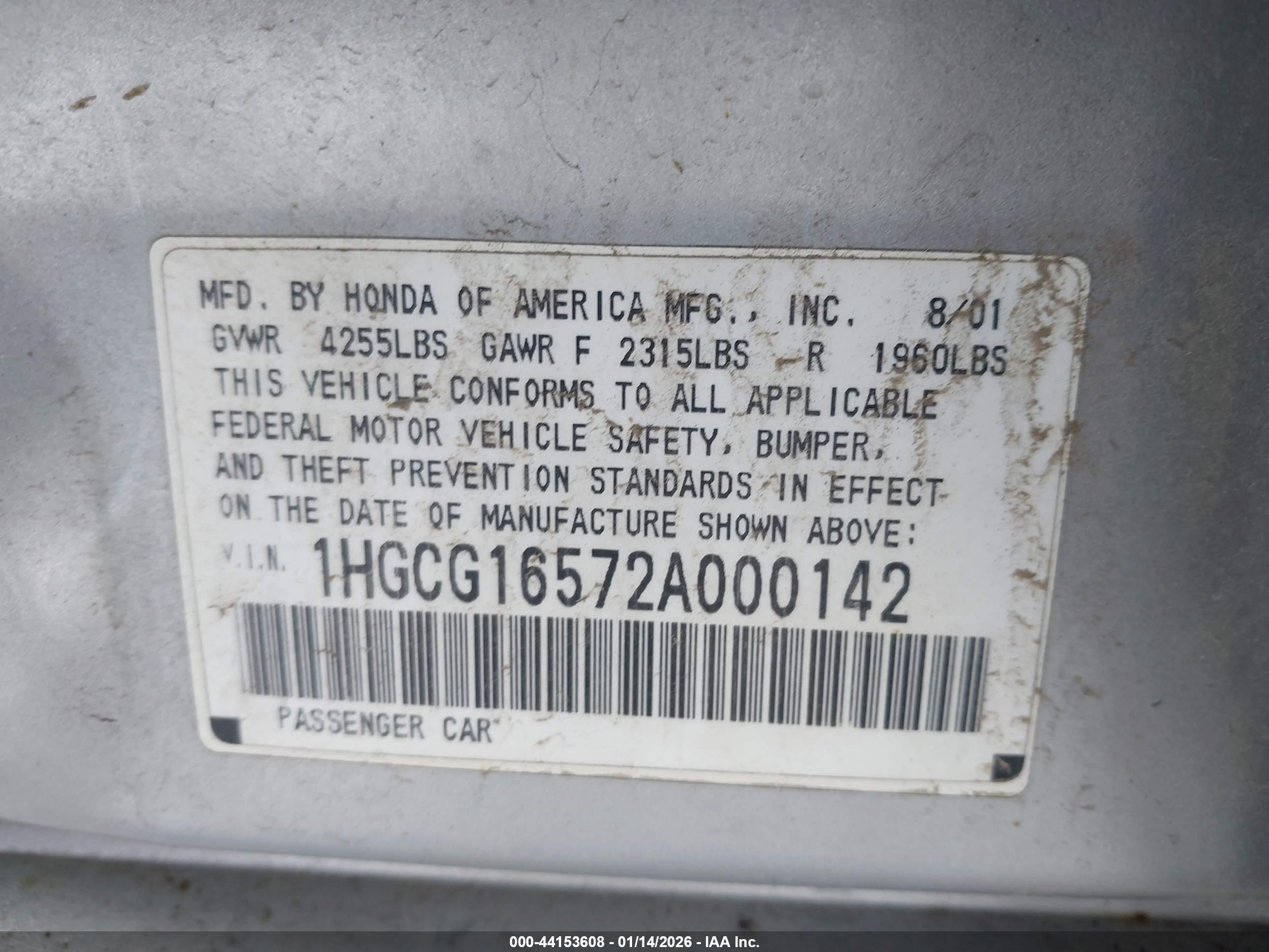HONDA ACCORD image 9
