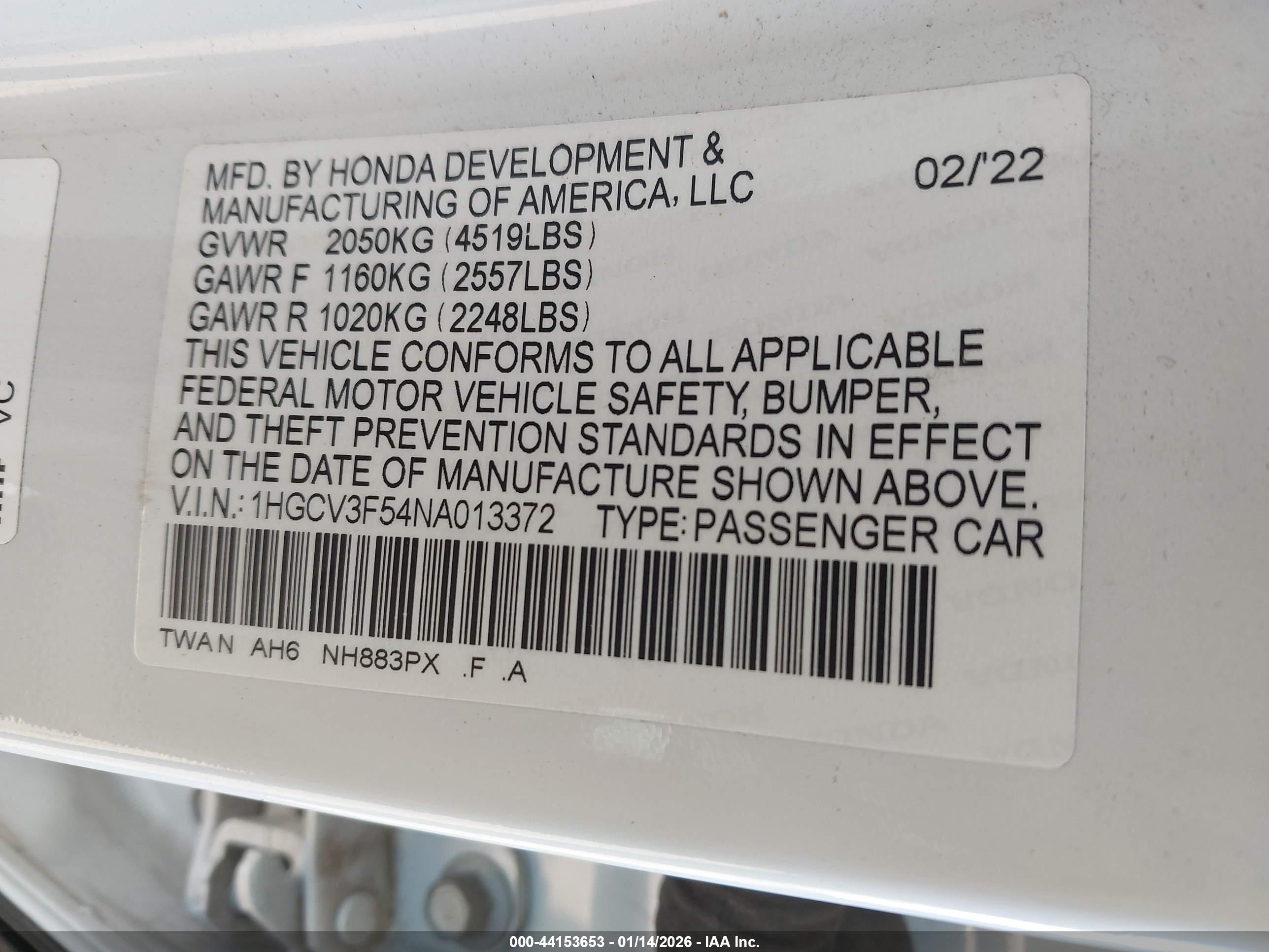 HONDA ACCORD image 9