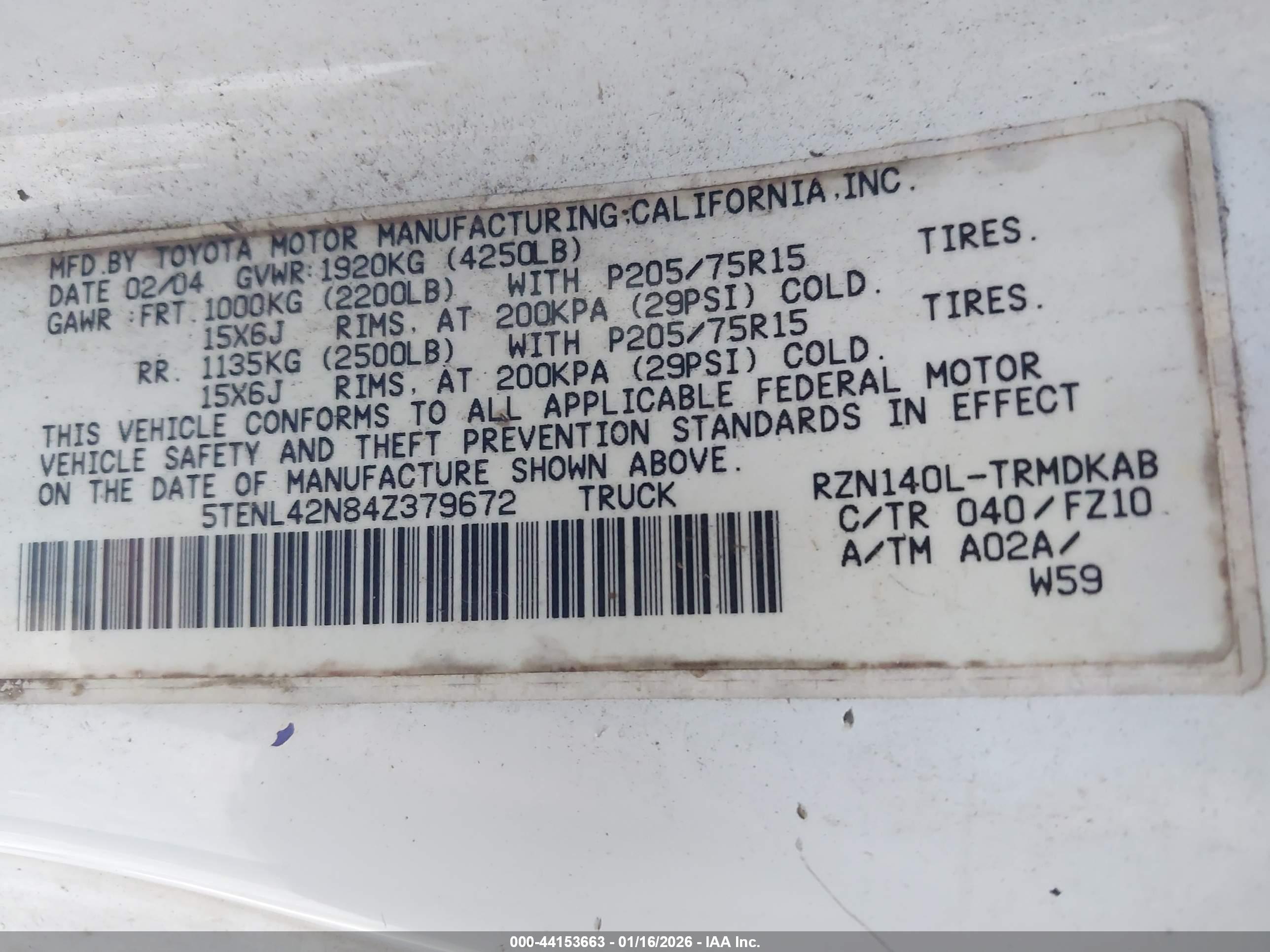 TOYOTA TACOMA image 9