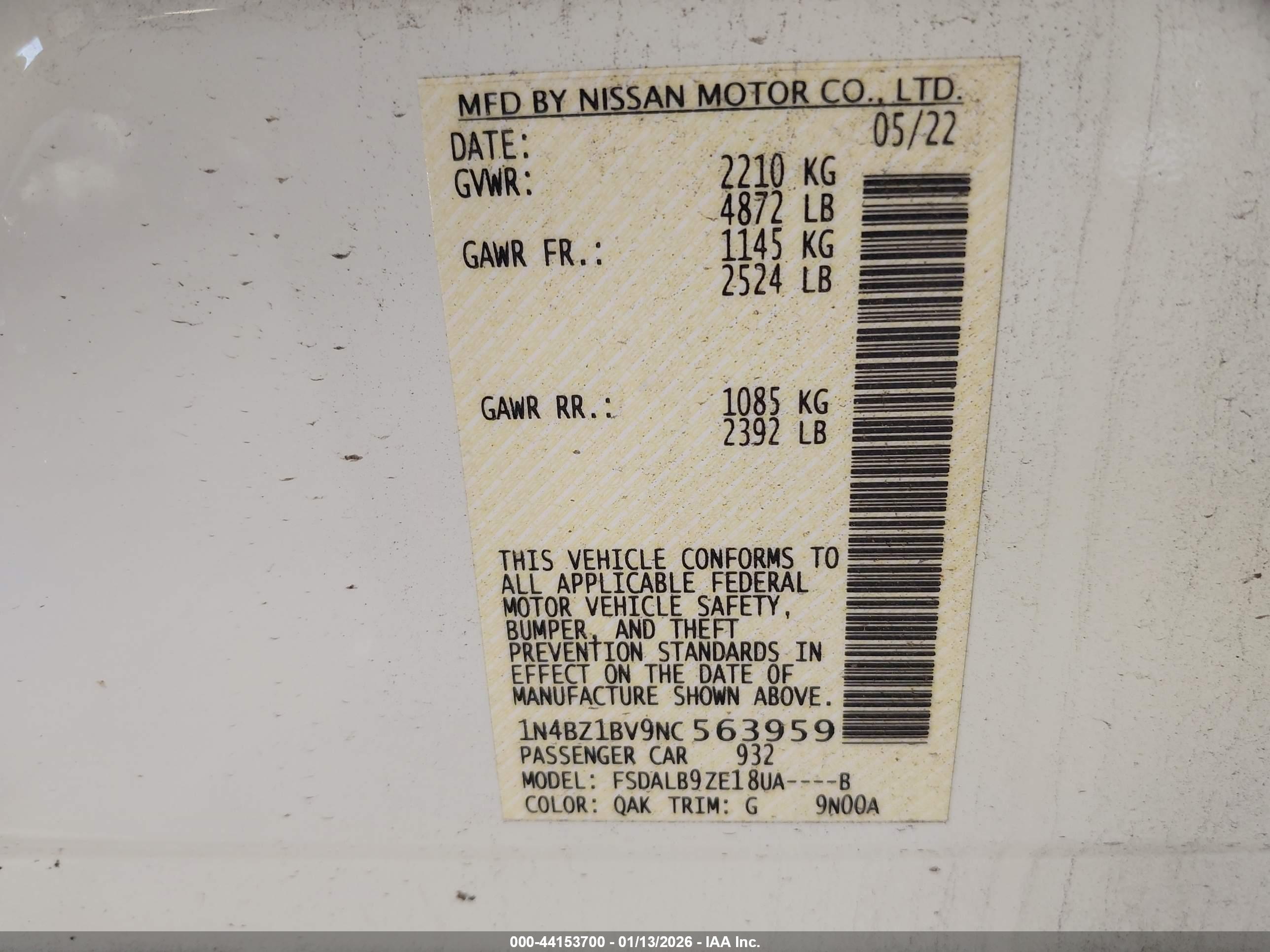 NISSAN LEAF image 9